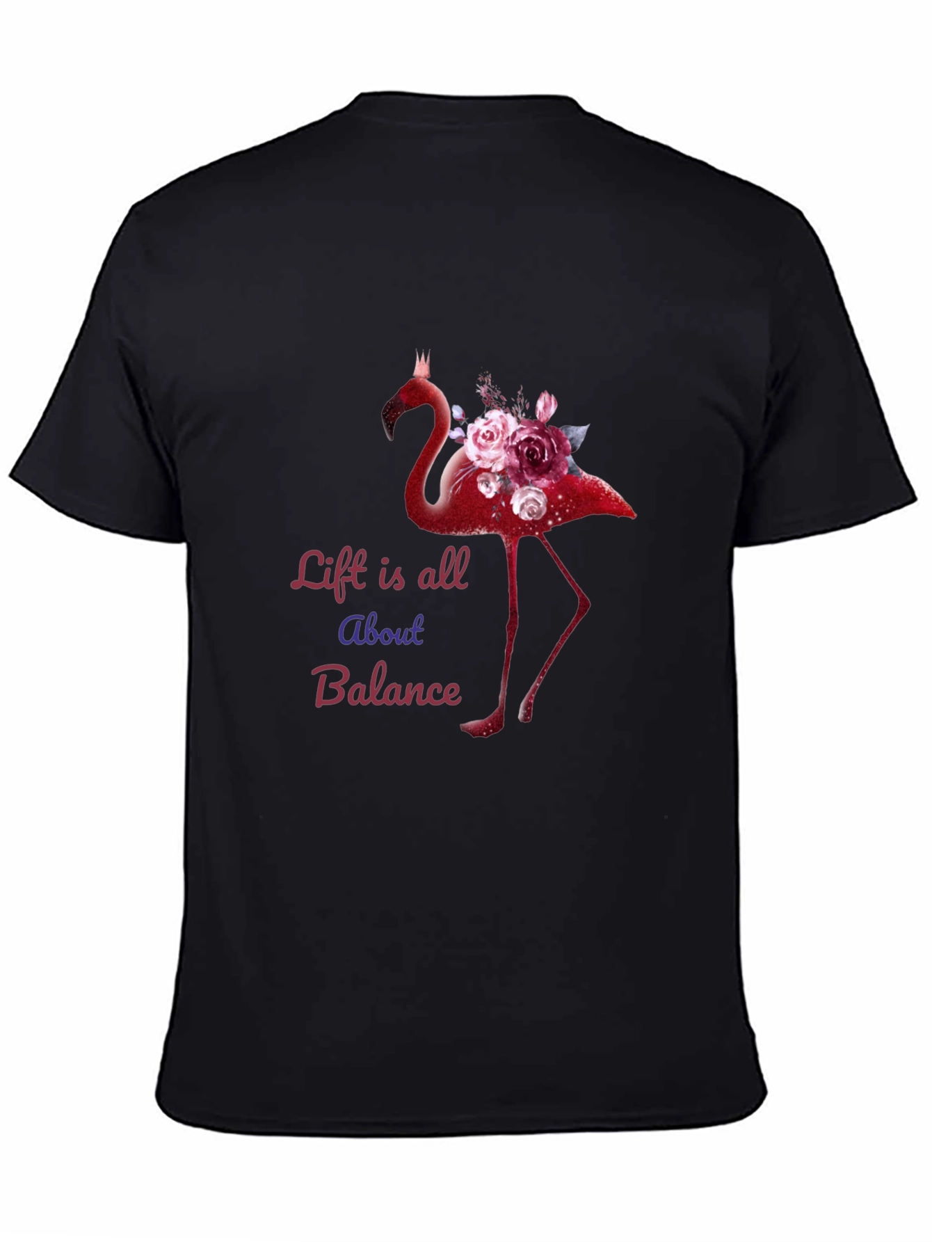 Life is All About Balance Flamingo T-Shirt