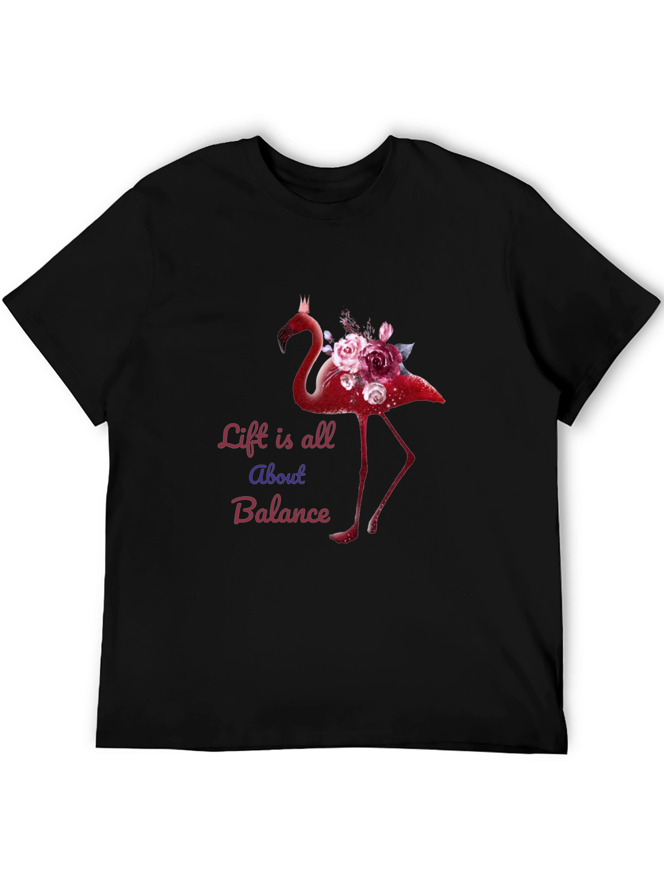 Life is All About Balance Flamingo T-Shirt