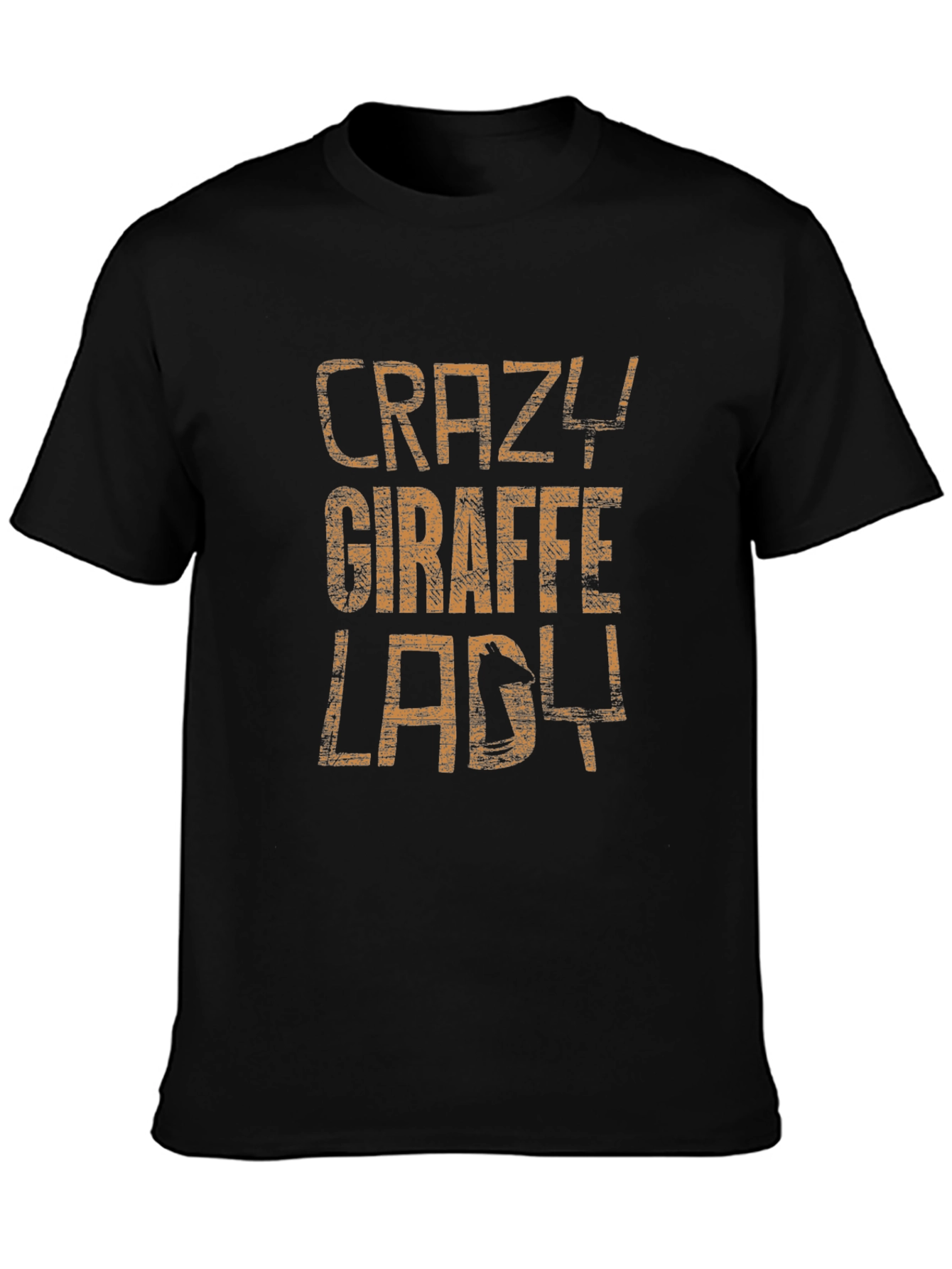 Crazy Giraffe Lady Graphic Tee