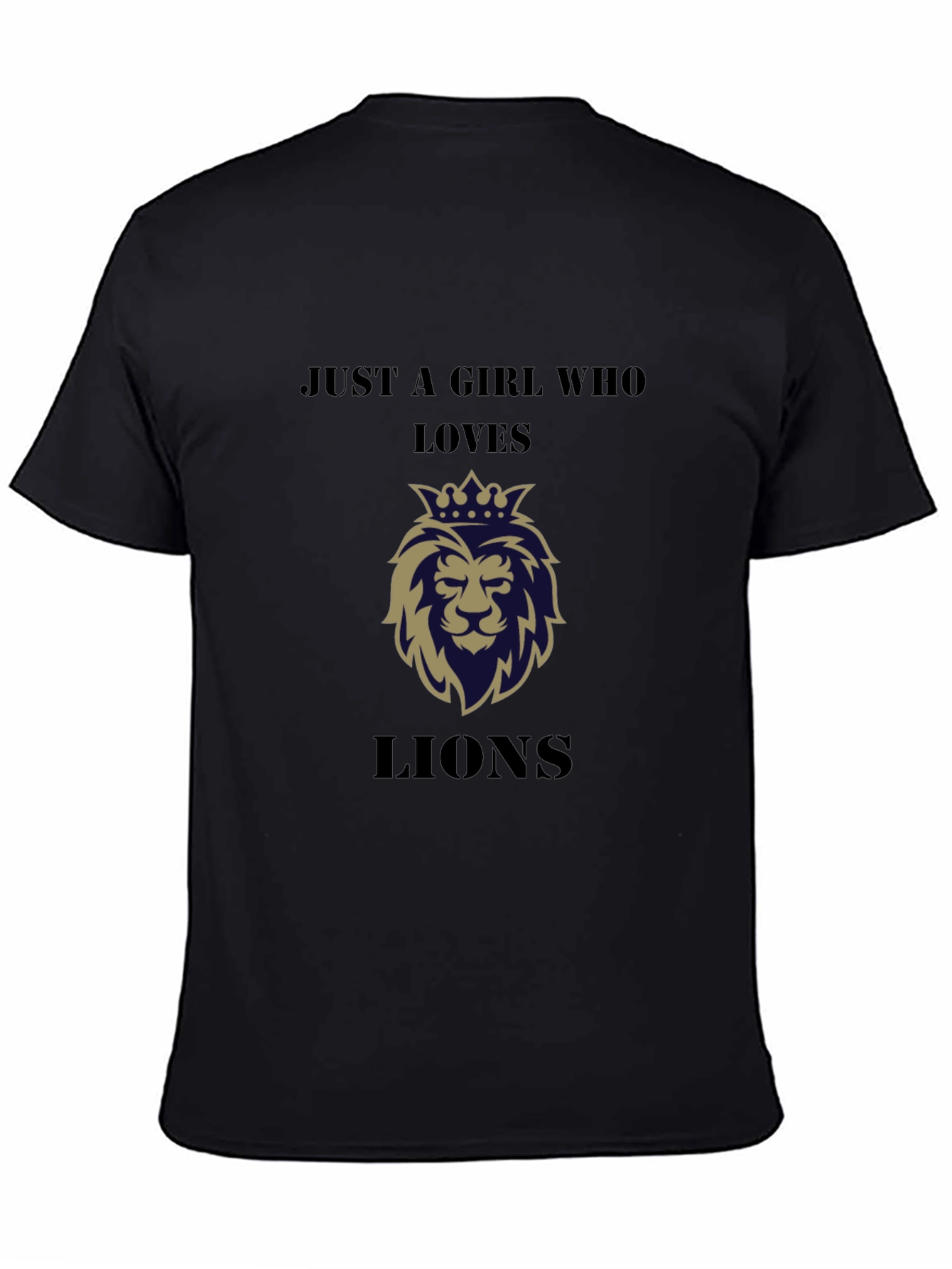 Just a Girl Who Loves Lions T-Shirt