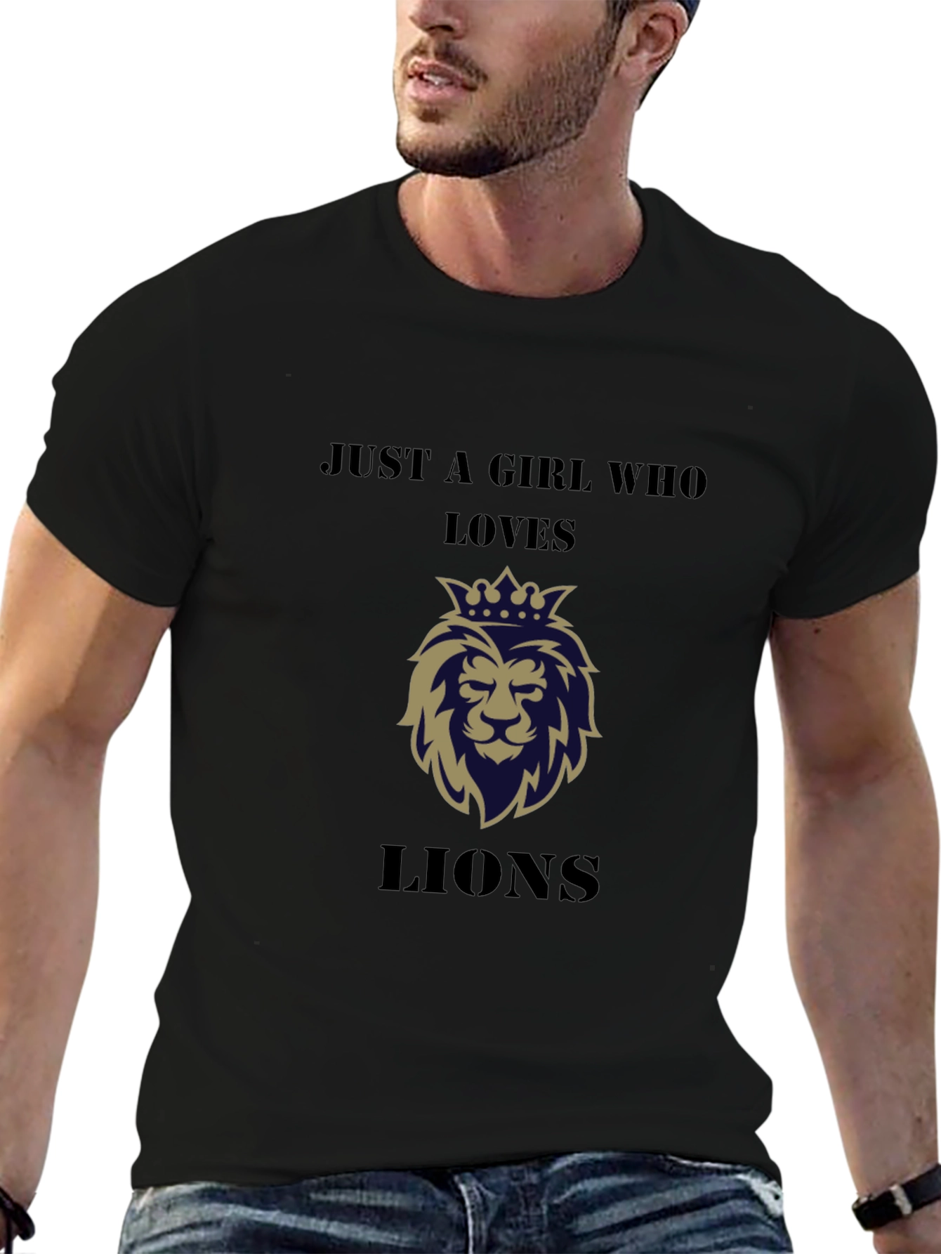 Just a Girl Who Loves Lions T-Shirt