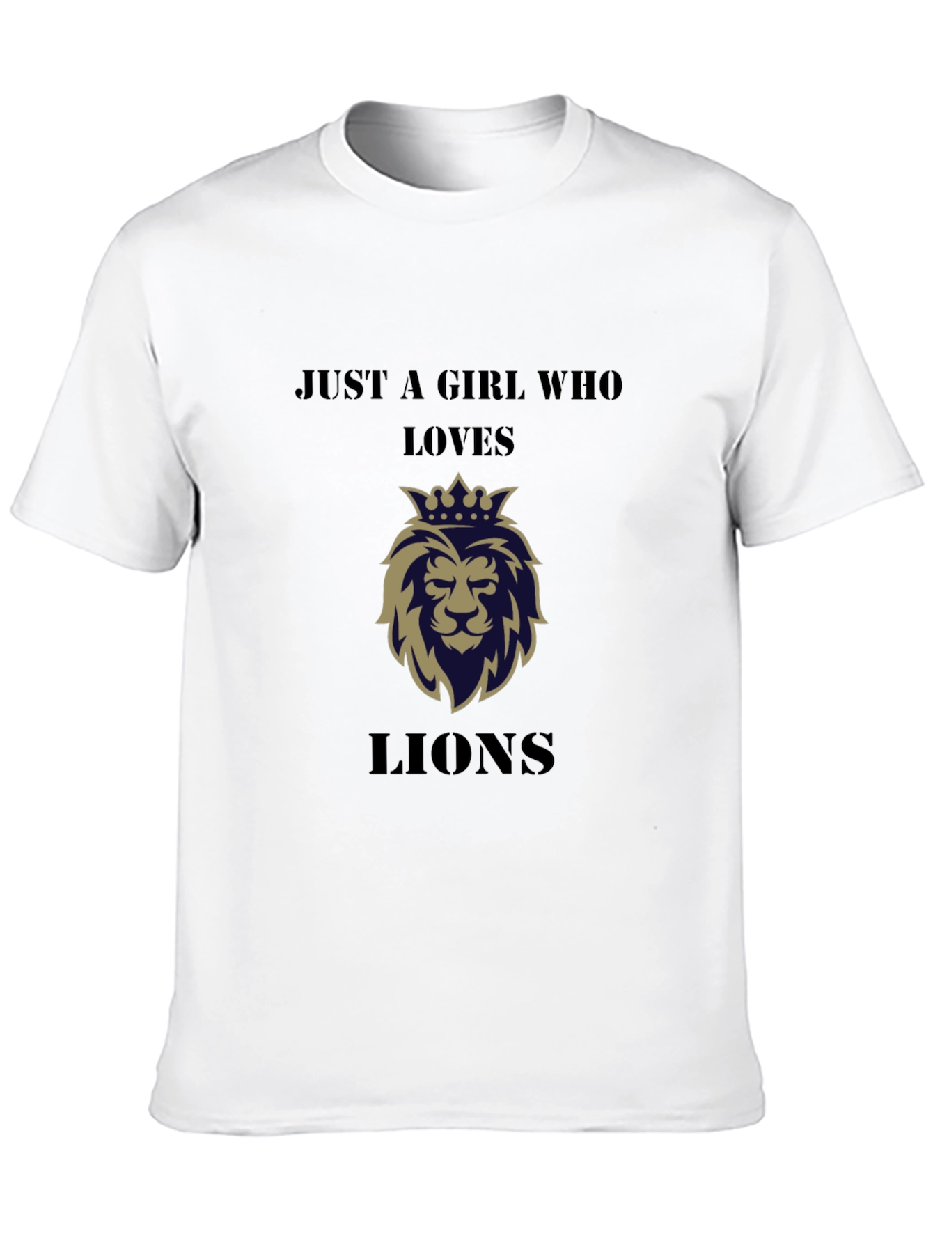 Just a Girl Who Loves Lions T-Shirt