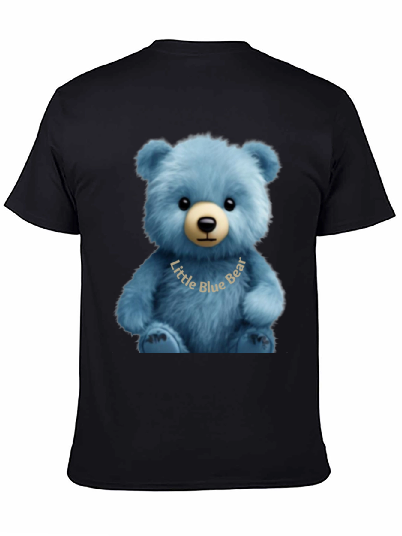 Little Blue Bear Graphic T-Shirt