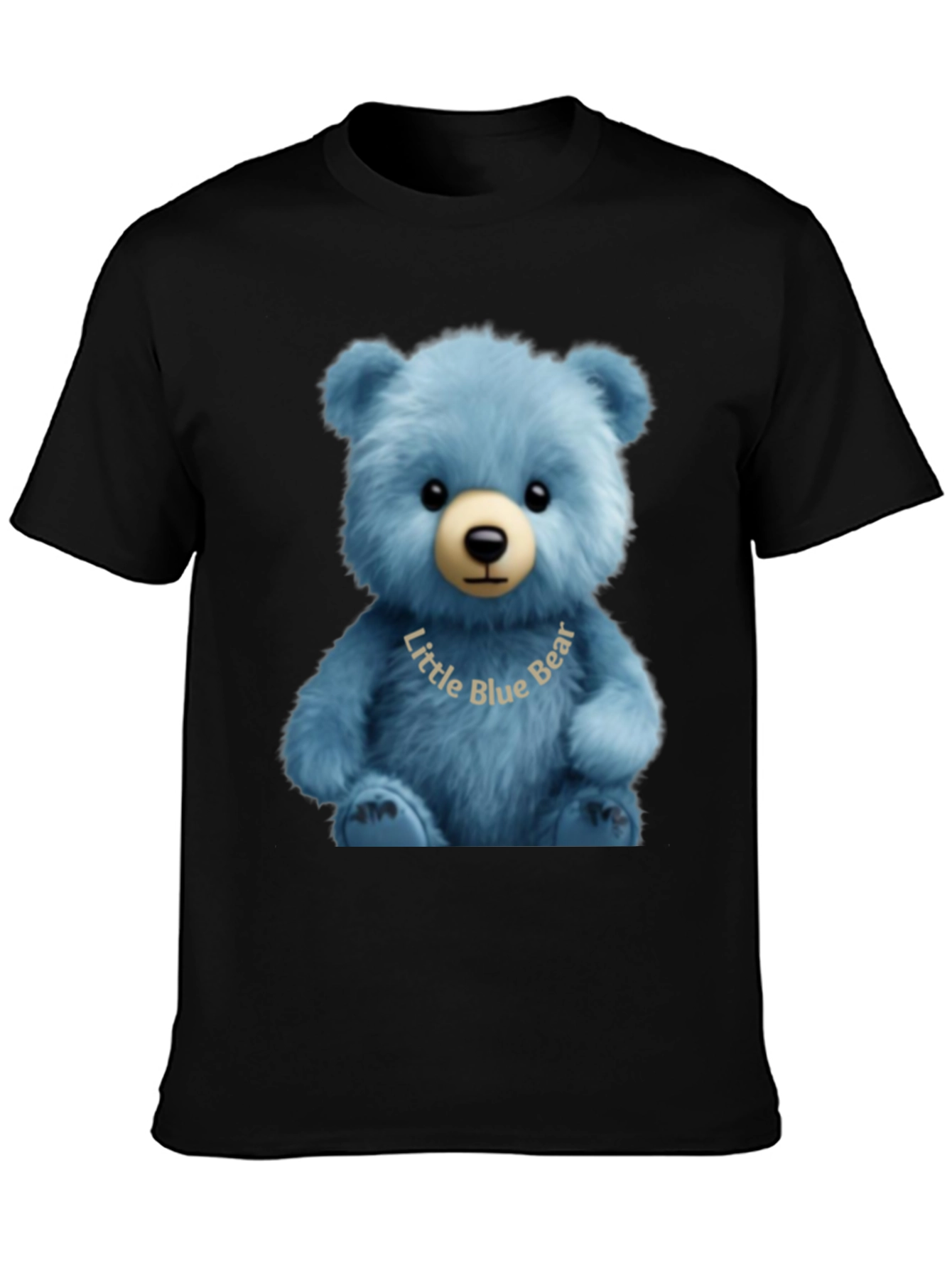 Little Blue Bear Graphic T-Shirt