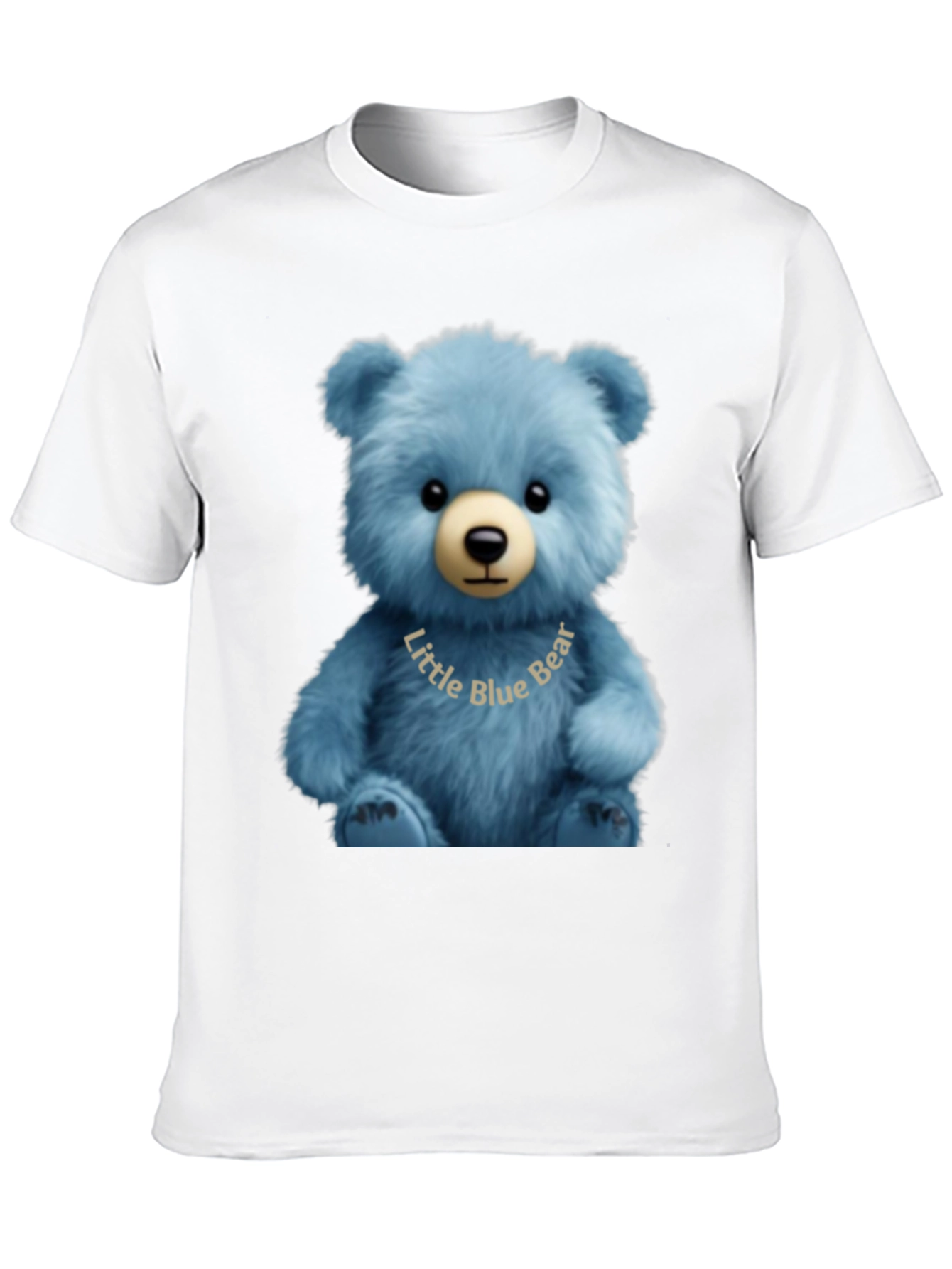 Little Blue Bear Graphic T-Shirt