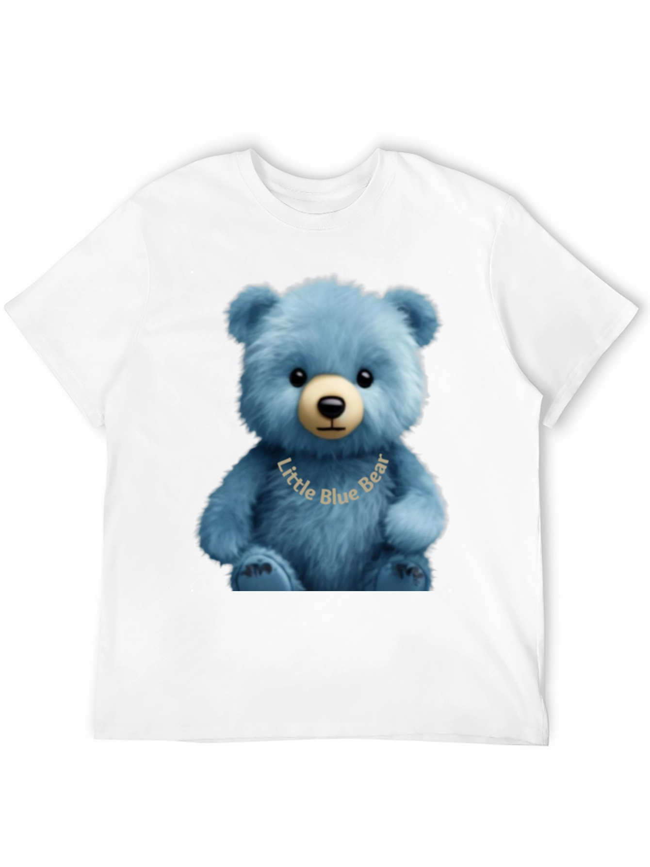 Little Blue Bear Graphic T-Shirt