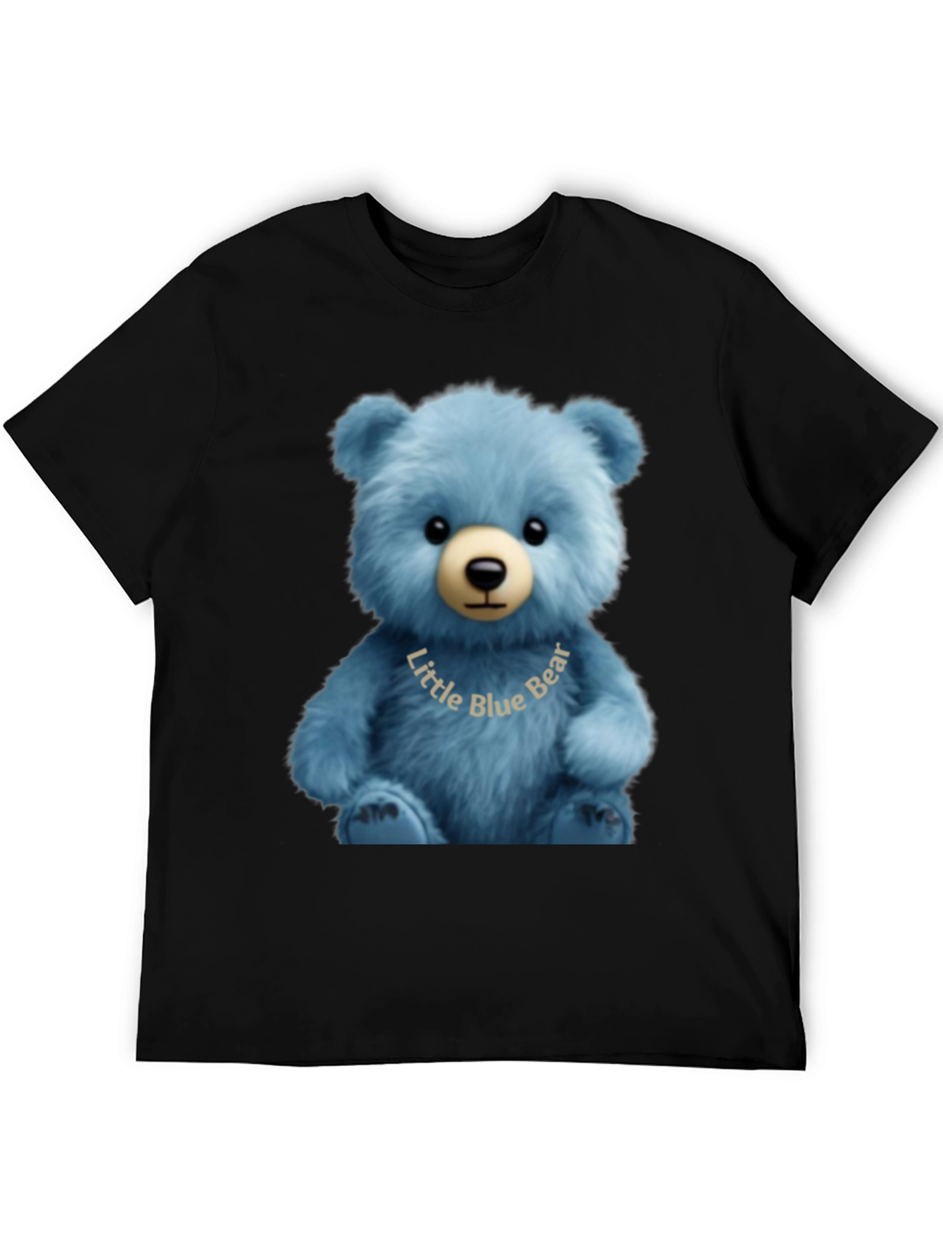Little Blue Bear Graphic T-Shirt