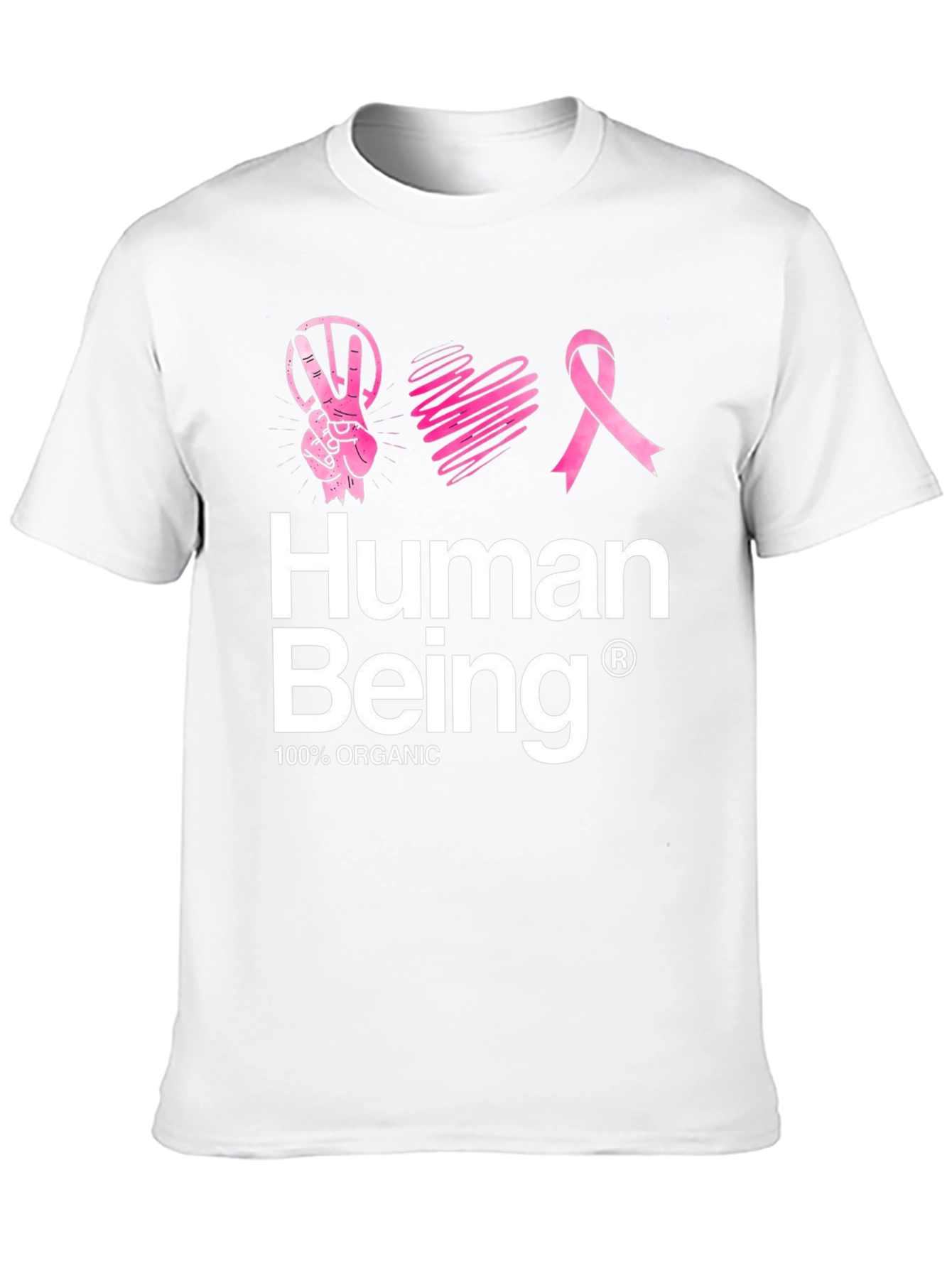 Human Being Organic Cotton Graphic Tee