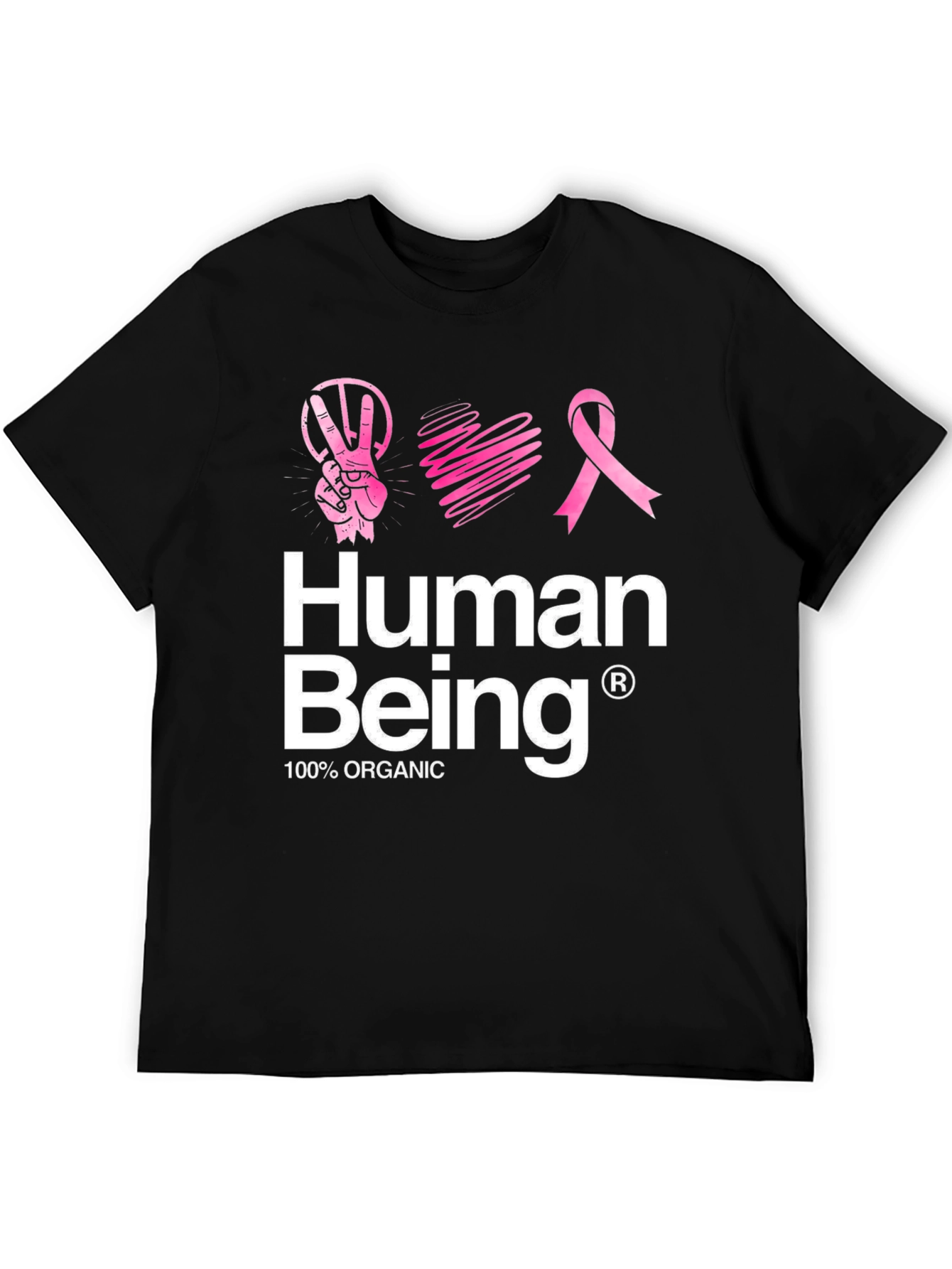 Human Being Organic Cotton Graphic Tee