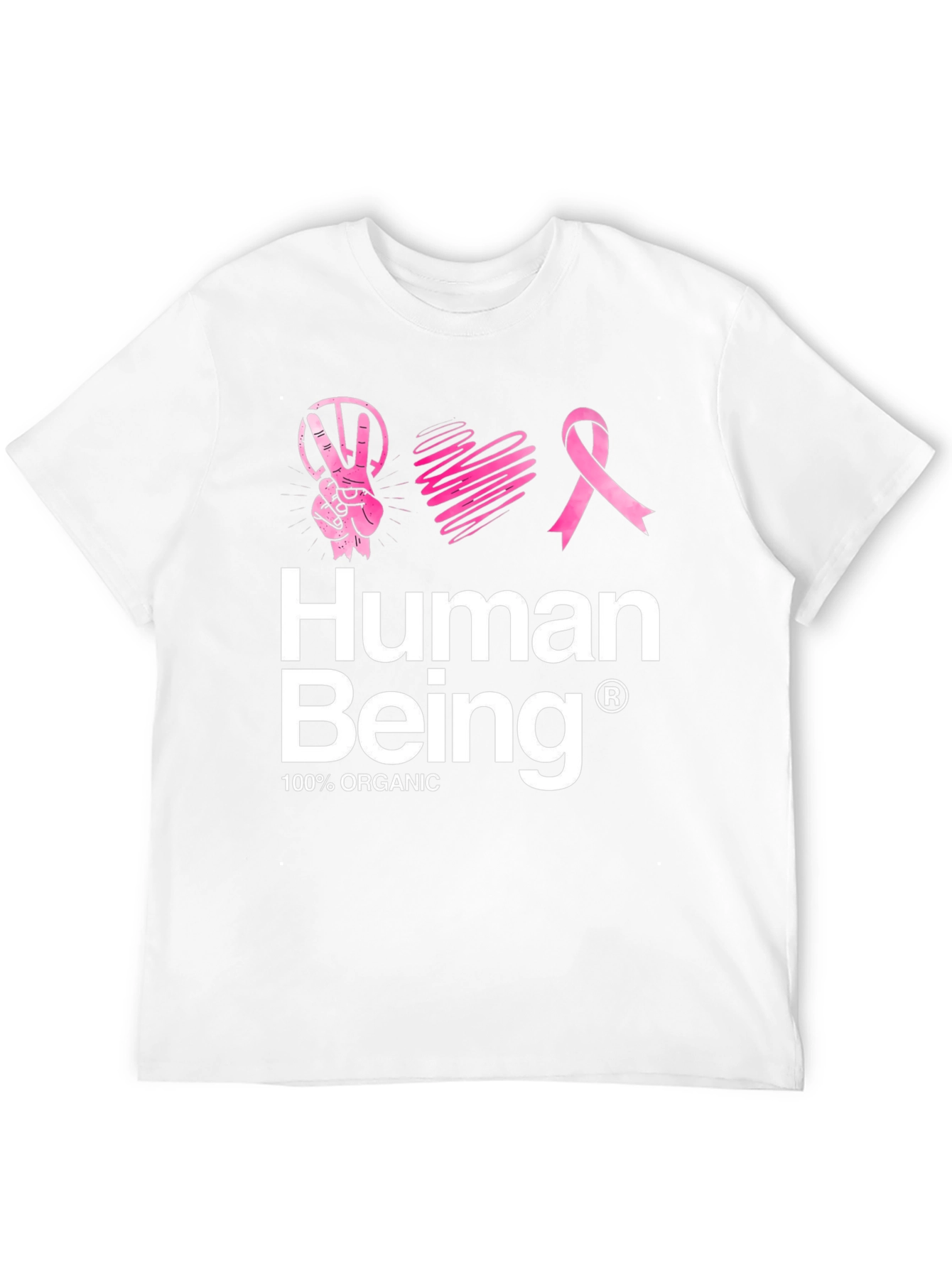 Human Being Organic Cotton Graphic Tee