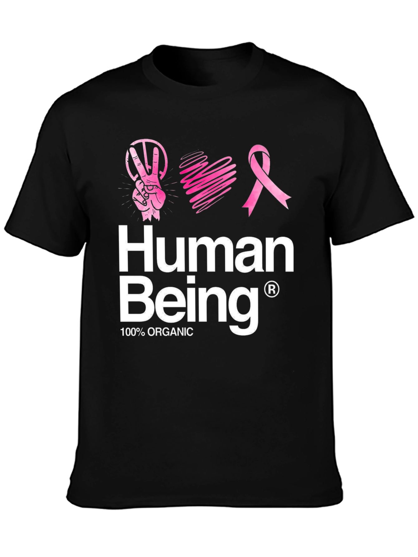 Human Being Organic Cotton Graphic Tee