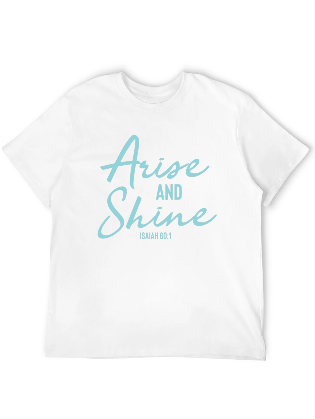 Arise and Shine Black Tee - Isaiah 60:1