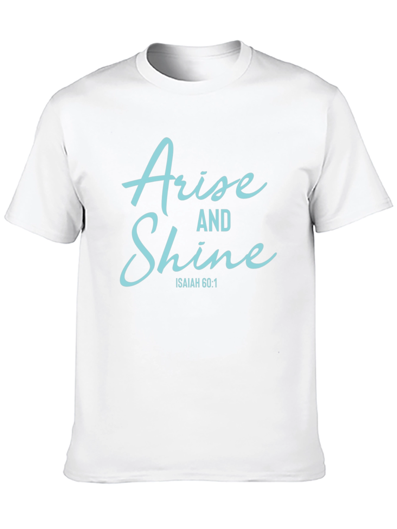 Arise and Shine Black Tee - Isaiah 60:1