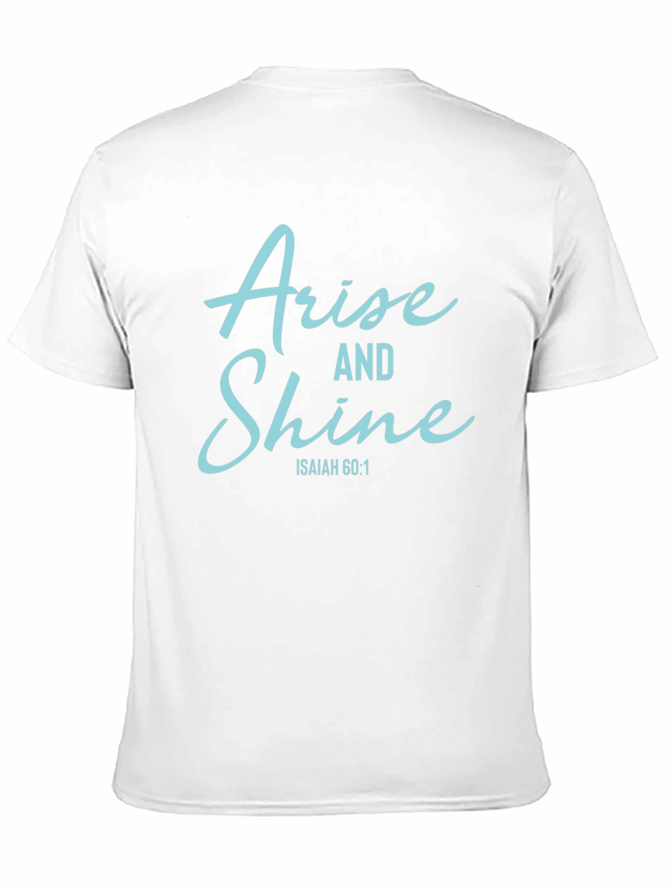 Arise and Shine Black Tee - Isaiah 60:1