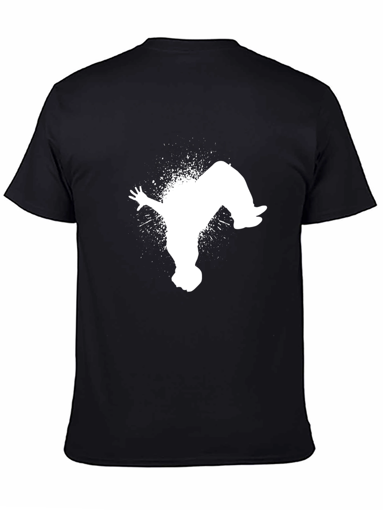 Freestyle Black Tee - Urban Acrobat Design