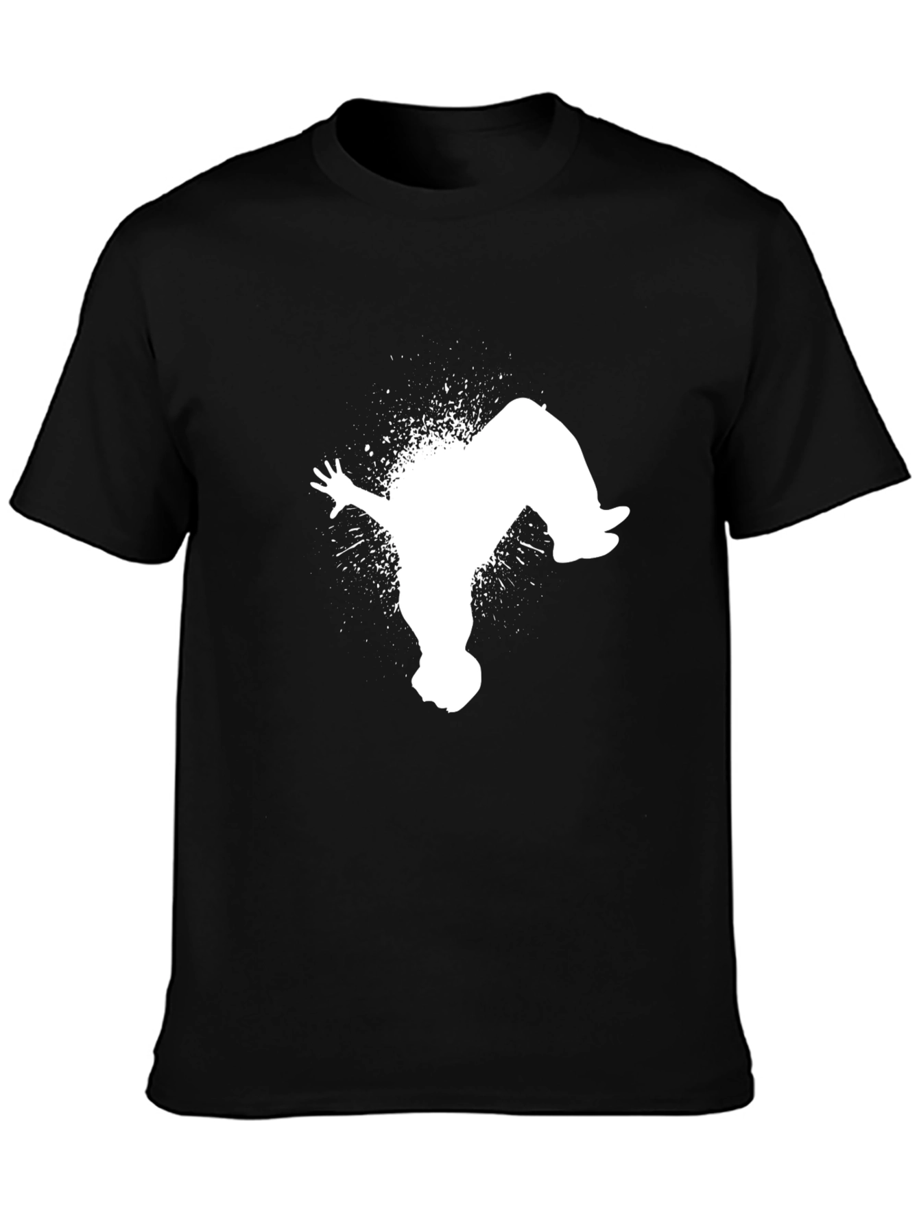 Freestyle Black Tee - Urban Acrobat Design
