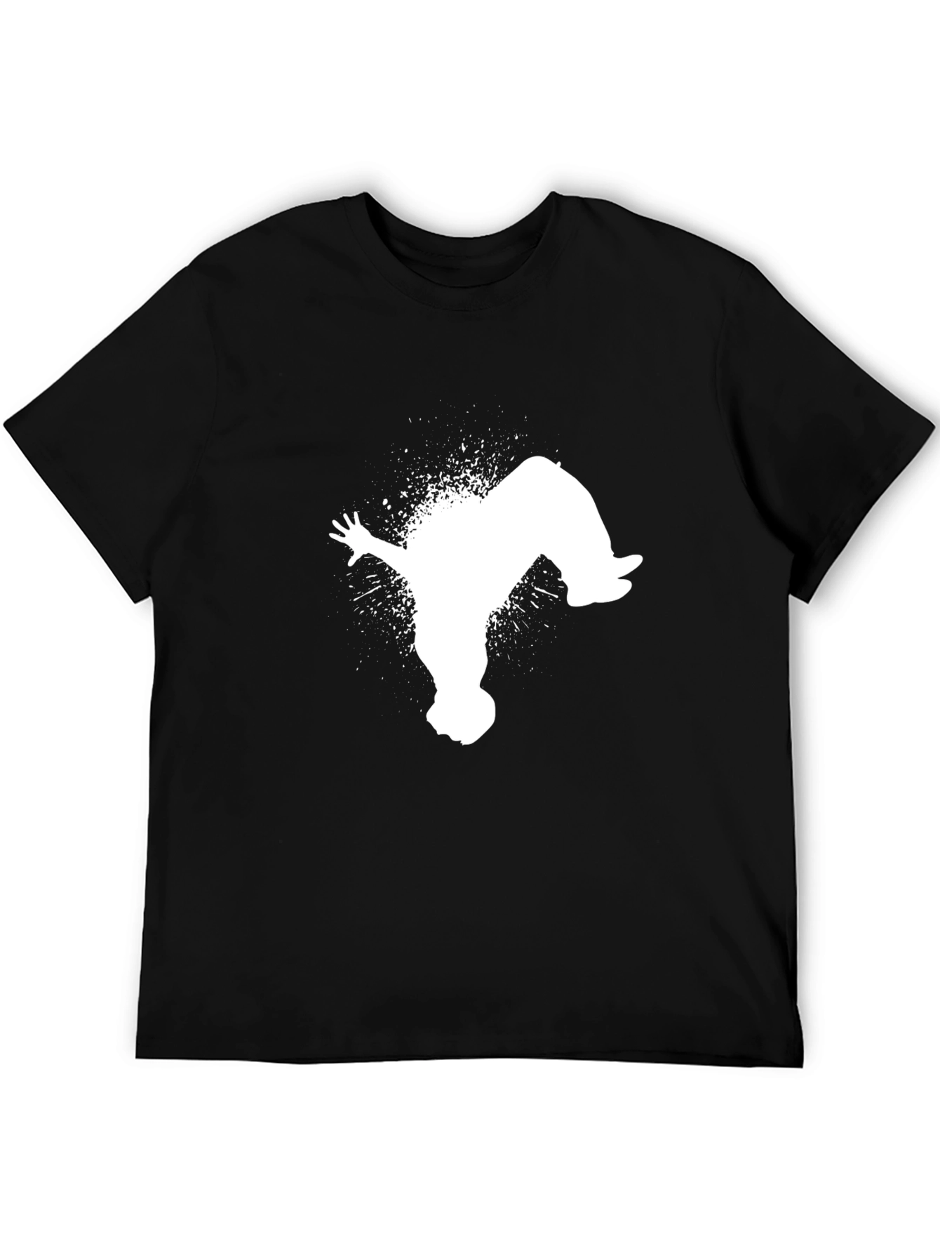 Freestyle Black Tee - Urban Acrobat Design
