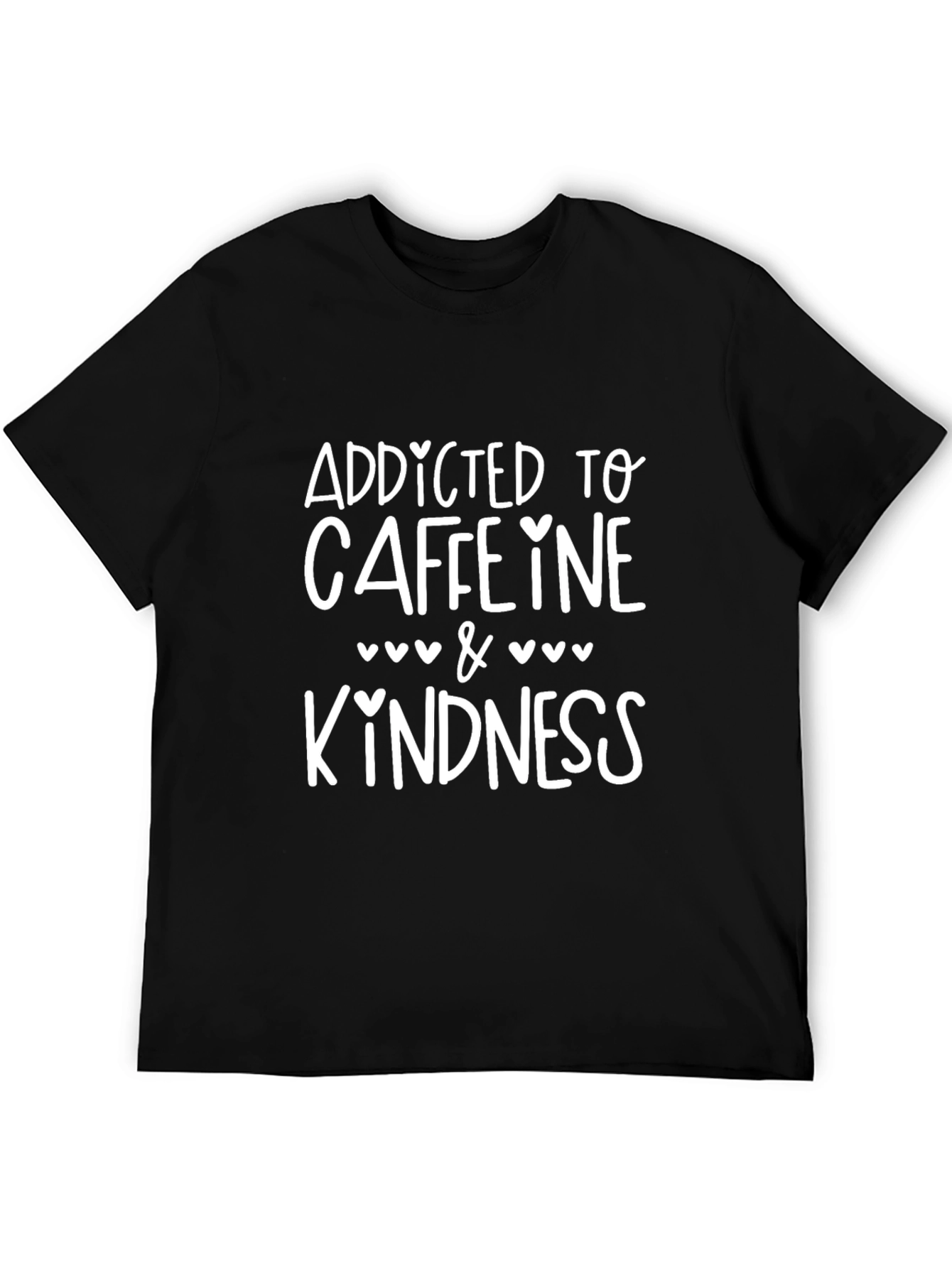 Addicted to Caffeine & Kindness Graphic Tee