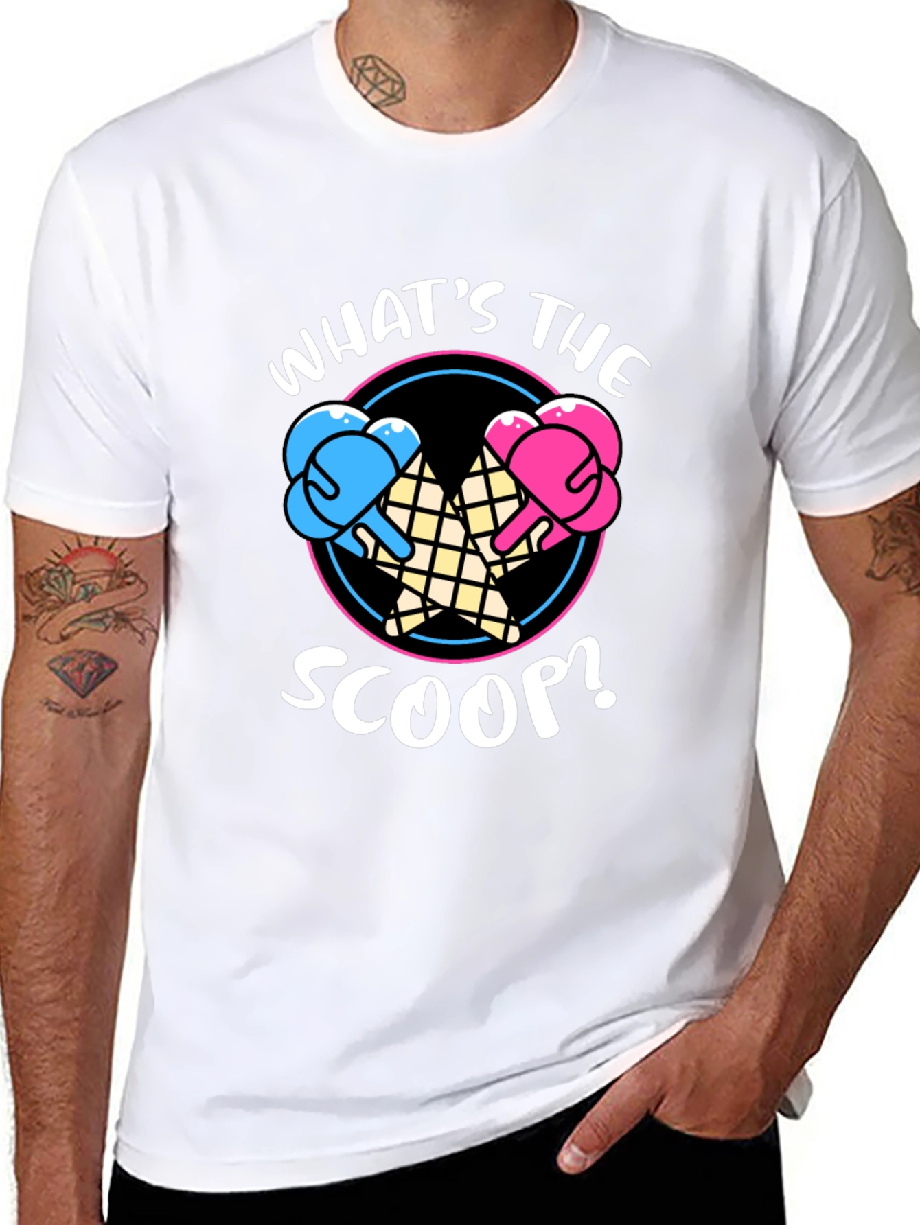 Whats The Scoop? Gender Reveal T-Shirt