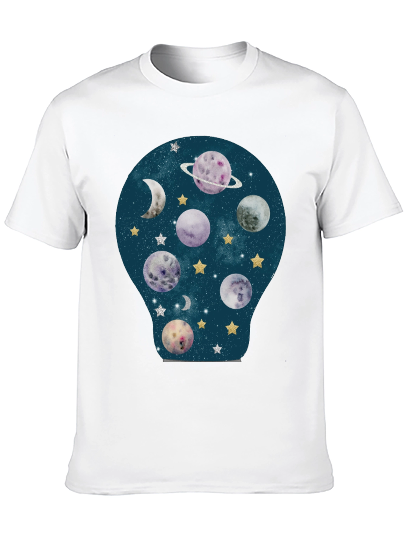 Planetary Dreams Black T-Shirt