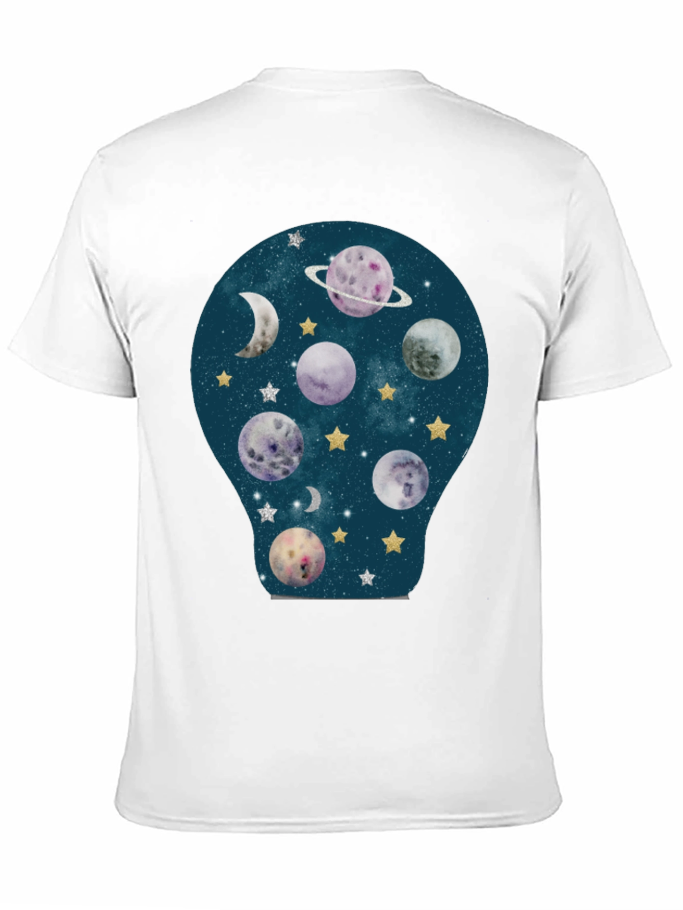 Planetary Dreams Black T-Shirt