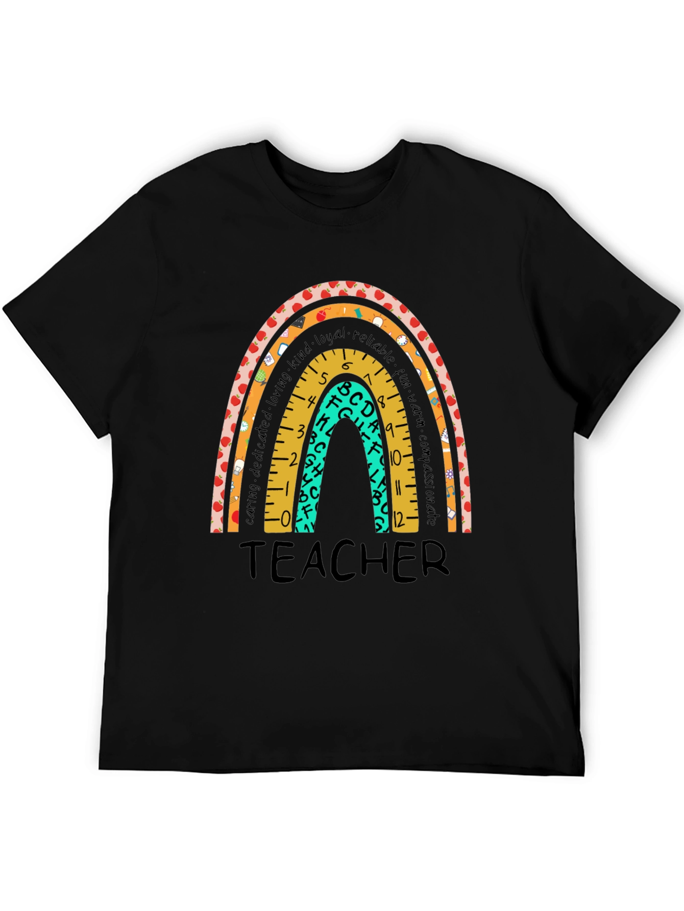 Teacher Rainbow Graphic Tee
