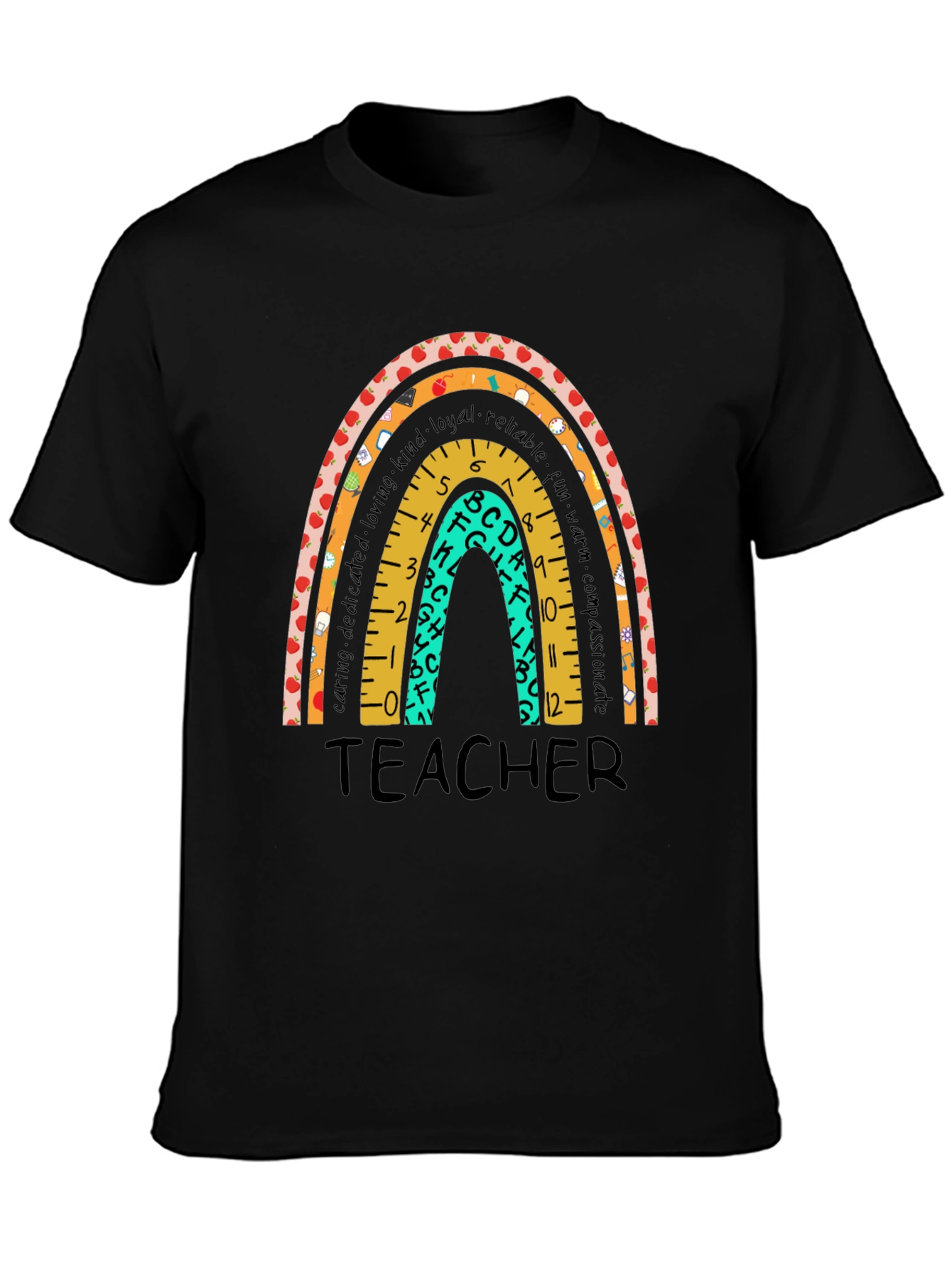 Teacher Rainbow Graphic Tee