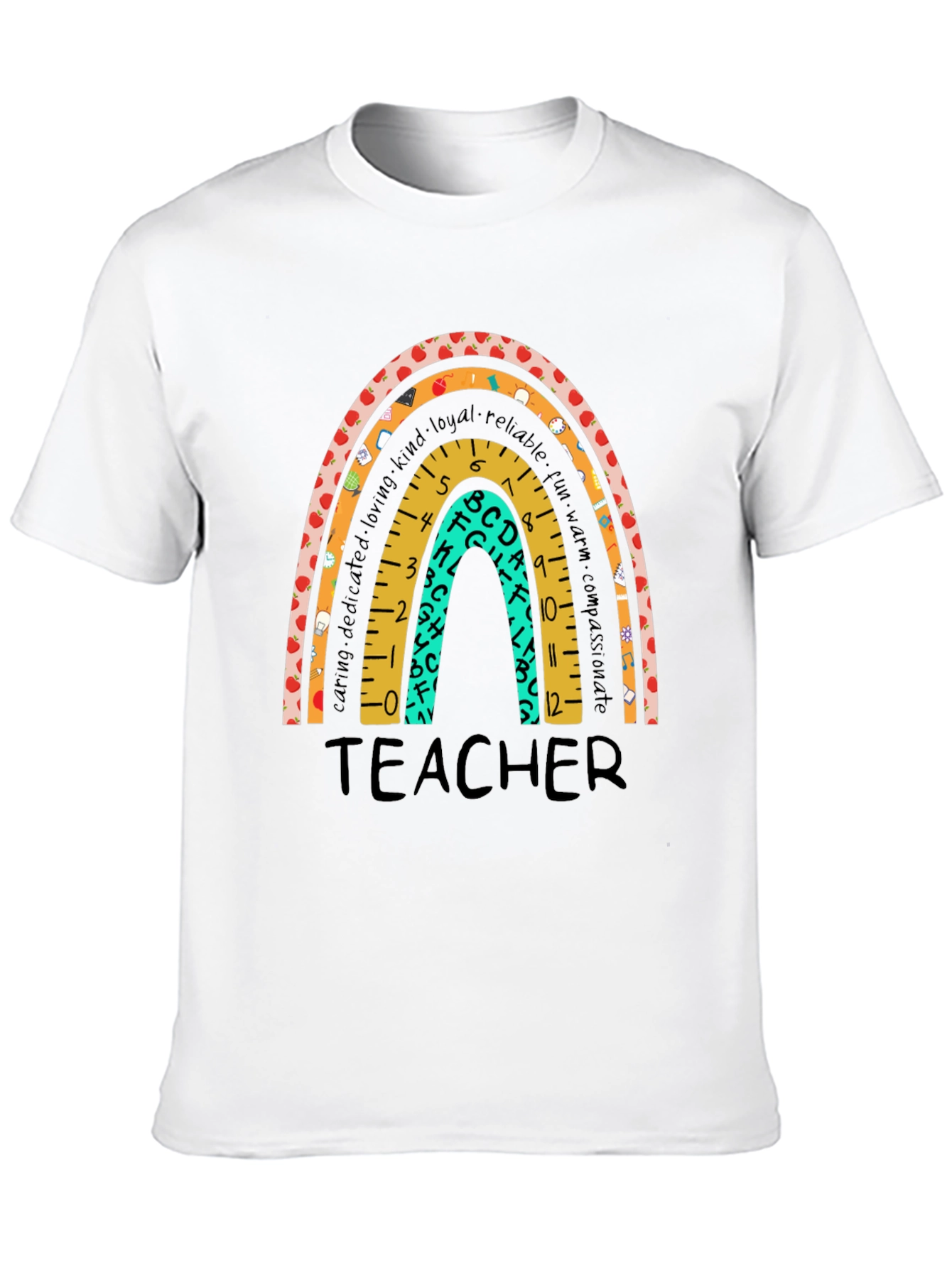 Teacher Rainbow Graphic Tee
