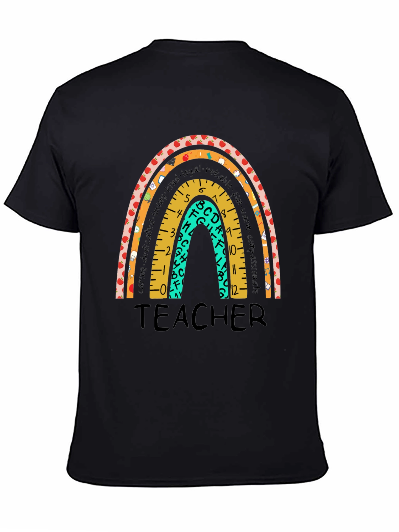 Teacher Rainbow Graphic Tee