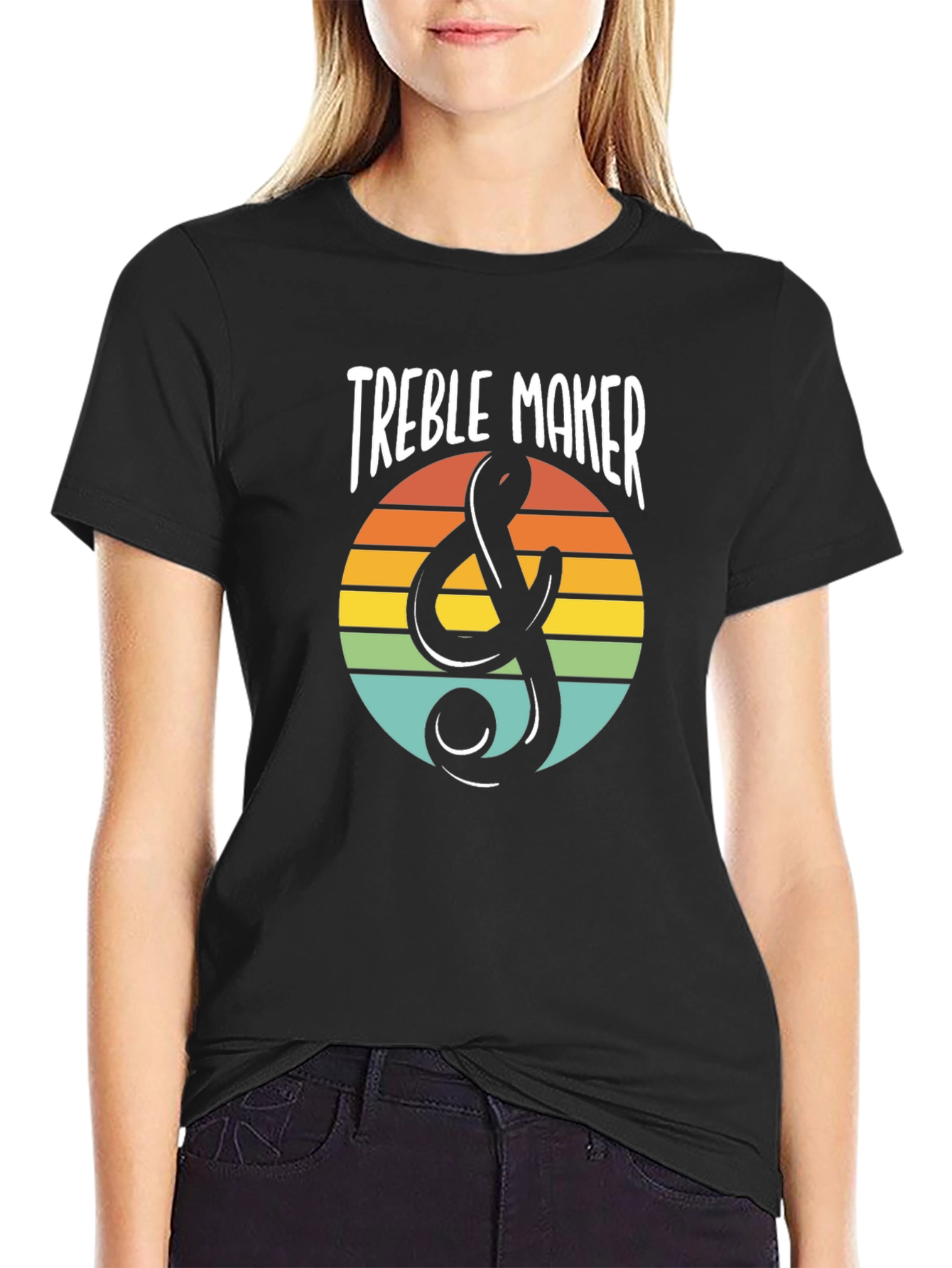 Treble Maker Retro Style Music T-Shirt