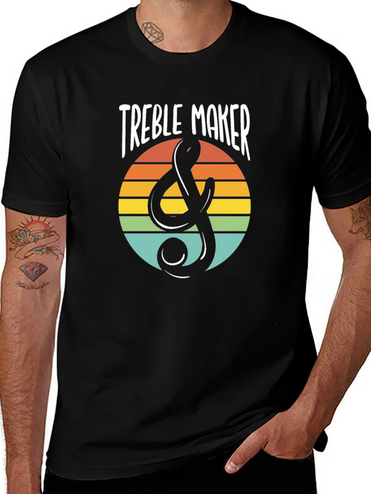 Treble Maker Retro Style Music T-Shirt