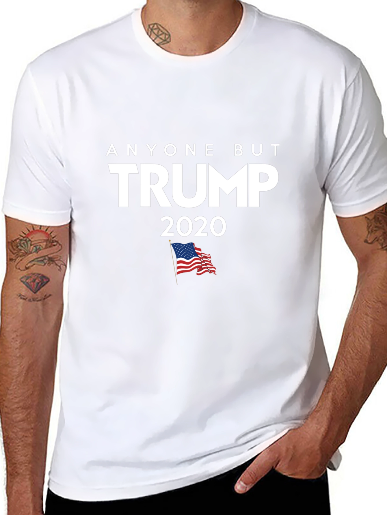 Anyone But Trump 2020 Graphic Tee
