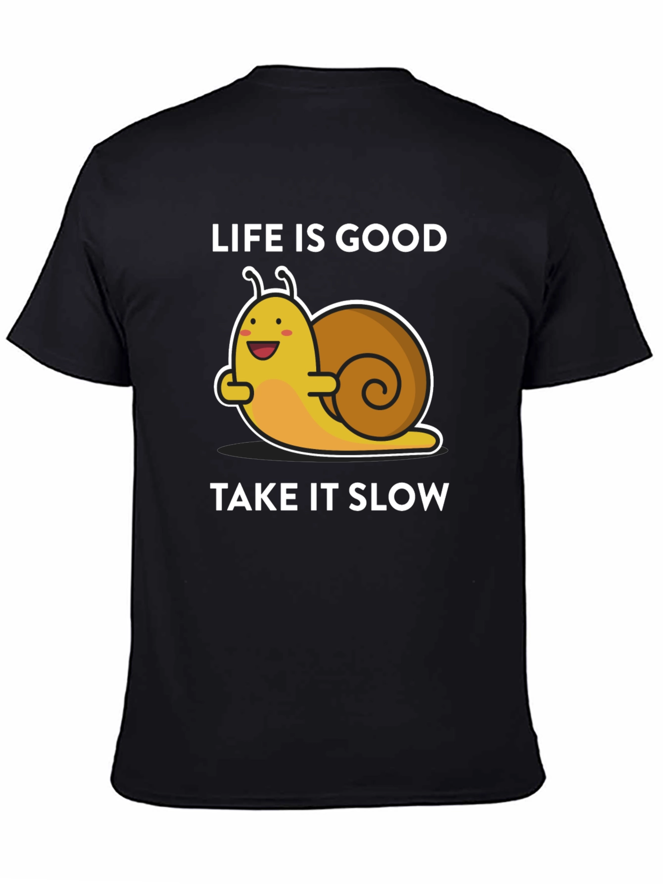 Life is Good Take it Slow Snail T-Shirt