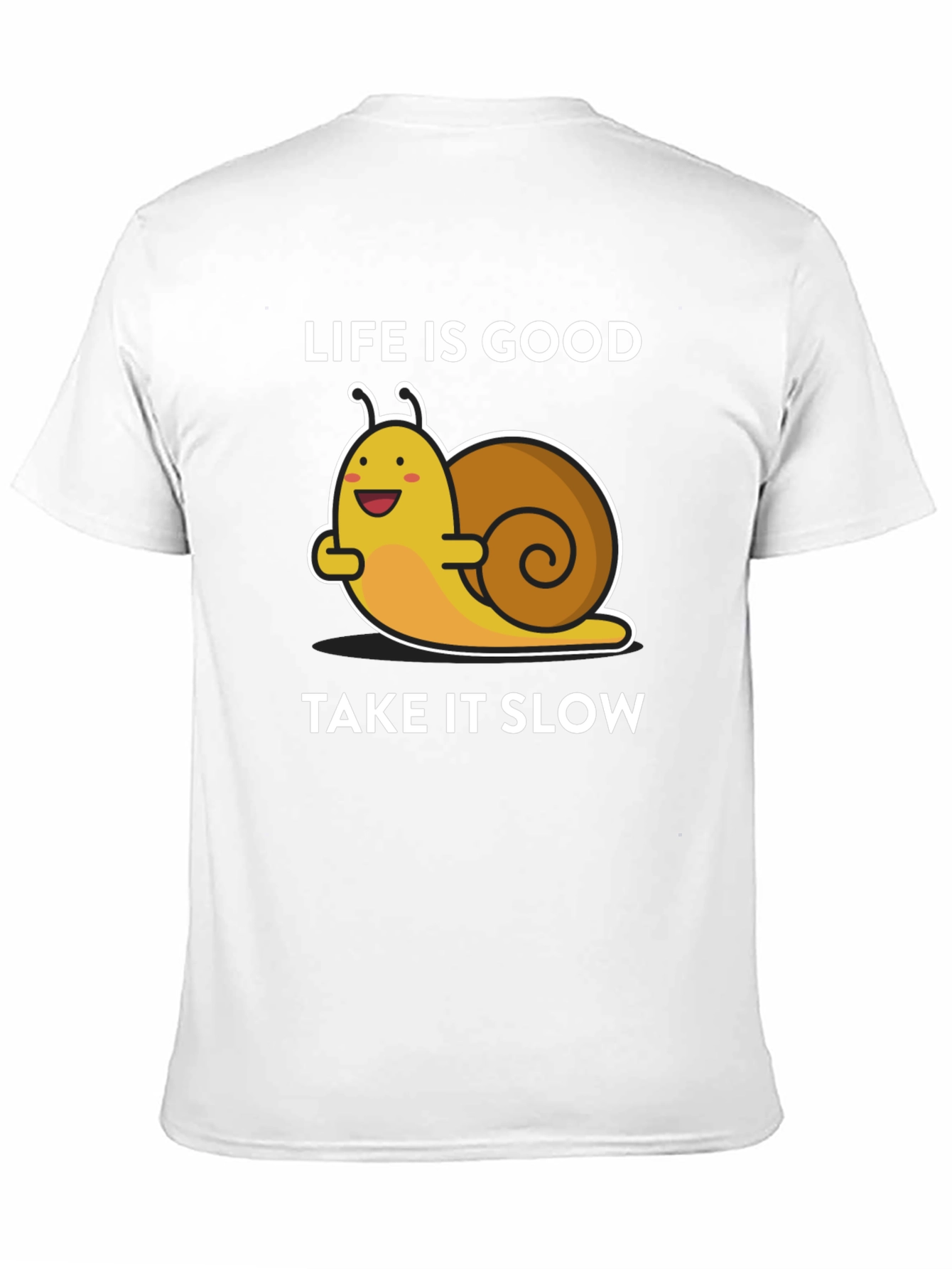 Life is Good Take it Slow Snail T-Shirt