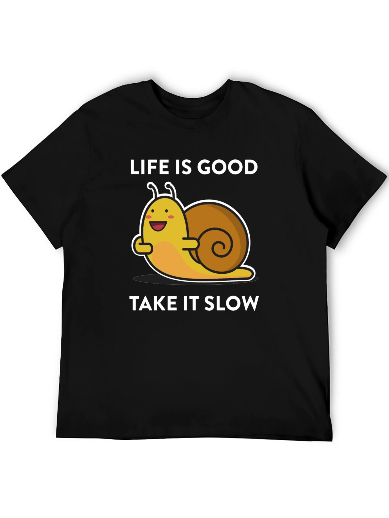 Life is Good Take it Slow Snail T-Shirt