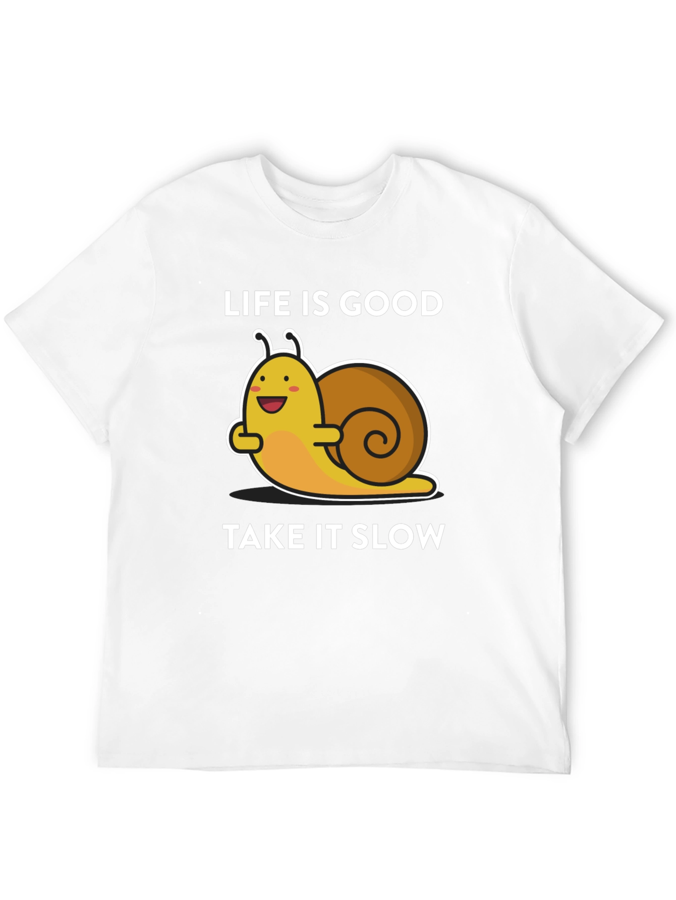 Life is Good Take it Slow Snail T-Shirt