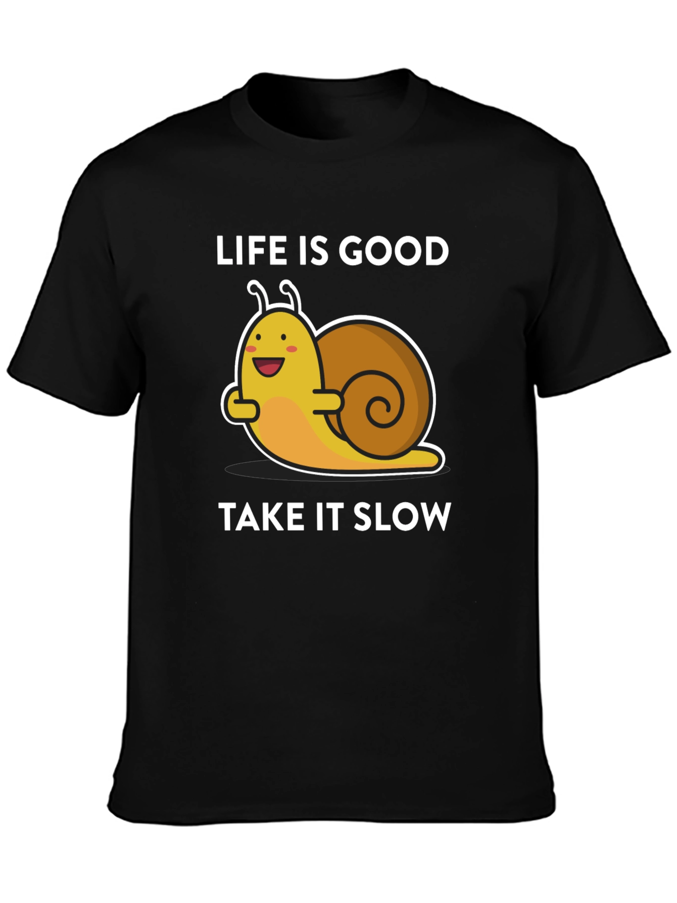 Life is Good Take it Slow Snail T-Shirt