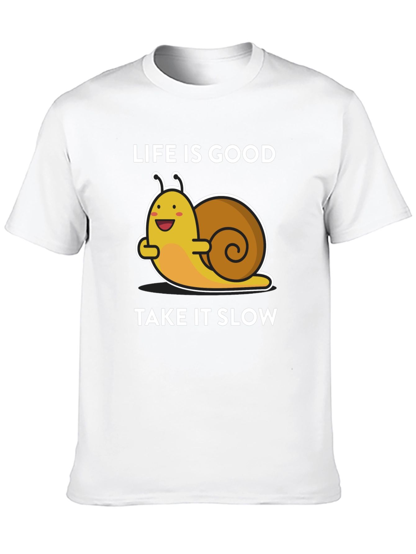 Life is Good Take it Slow Snail T-Shirt