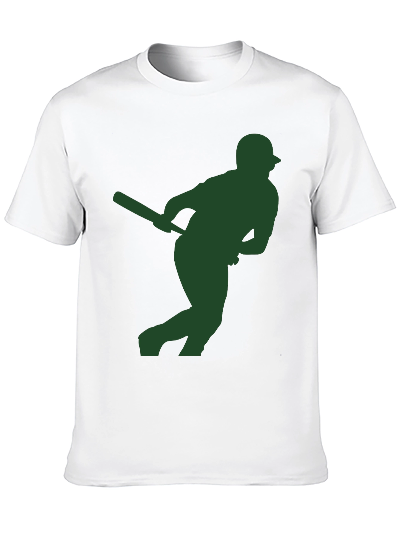 Baseball Silhouette Black T-Shirt