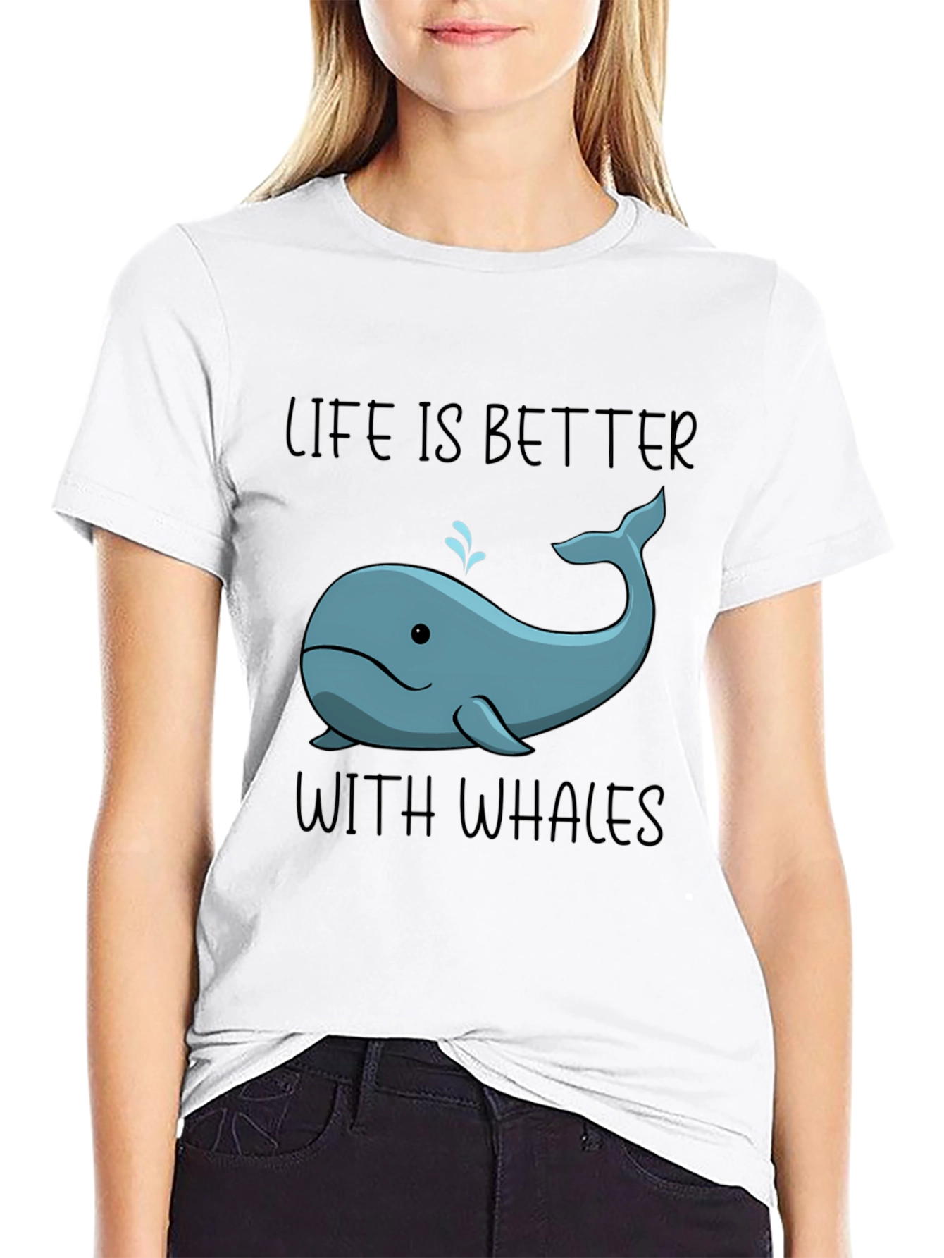 Life is Better with Whales T-Shirt