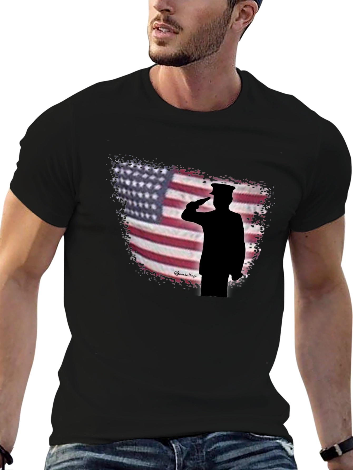 Patriotic Silhouette T-Shirt