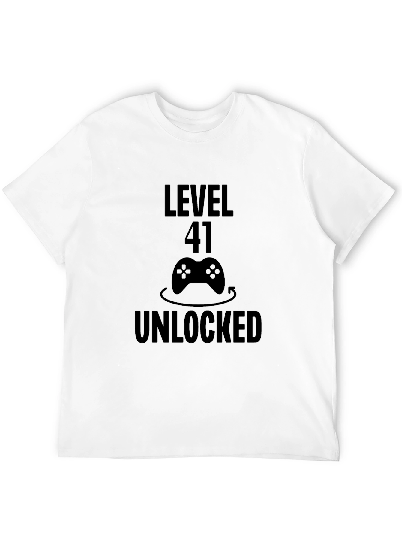 Level 41 Unlocked T-Shirt Gamer Birthday Tee