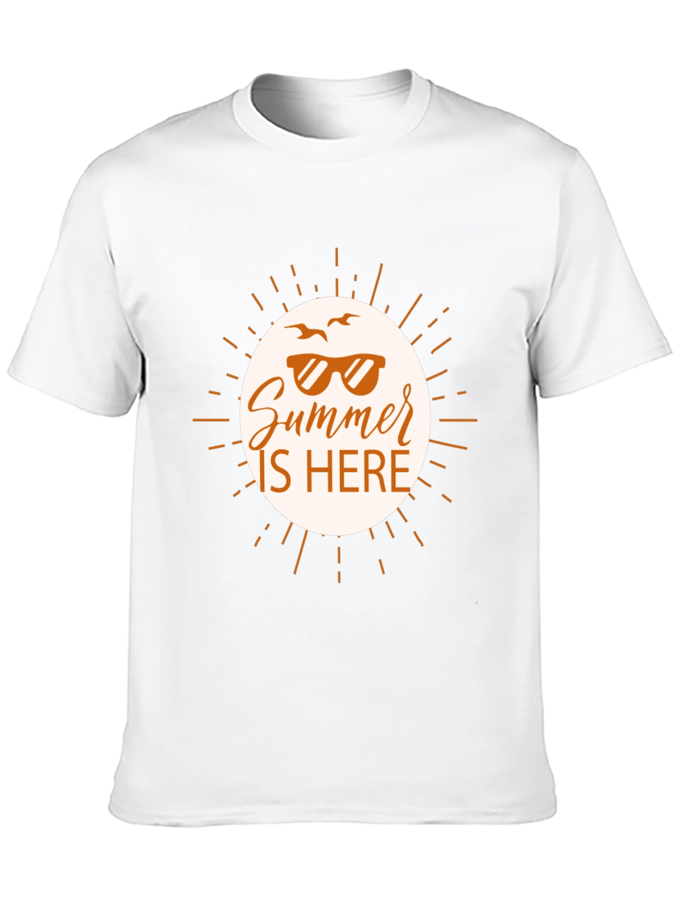 Summer Is Here Graphic Tee - Black Casual Shirt