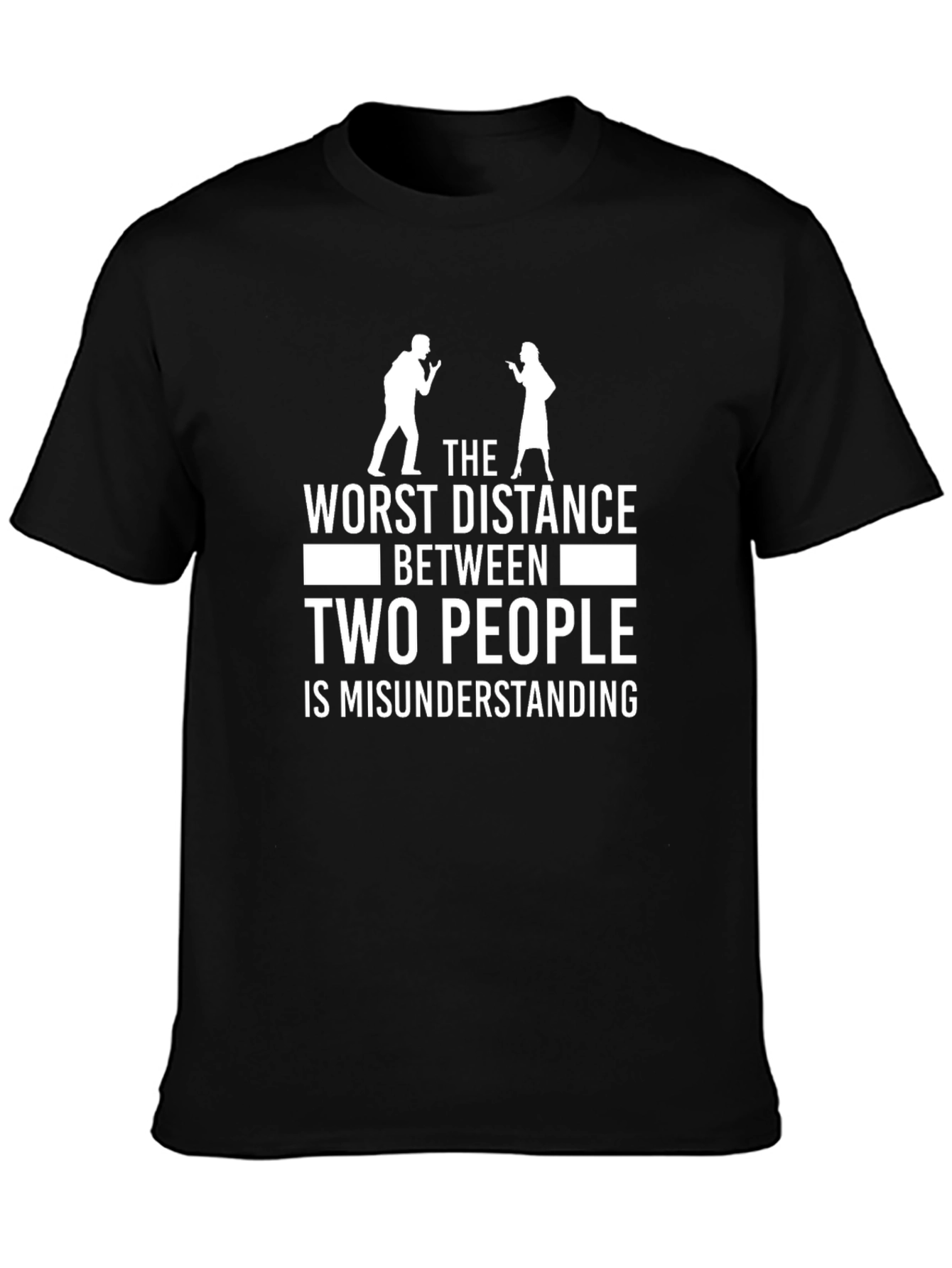 Misunderstanding Distance Graphic Tee - Black