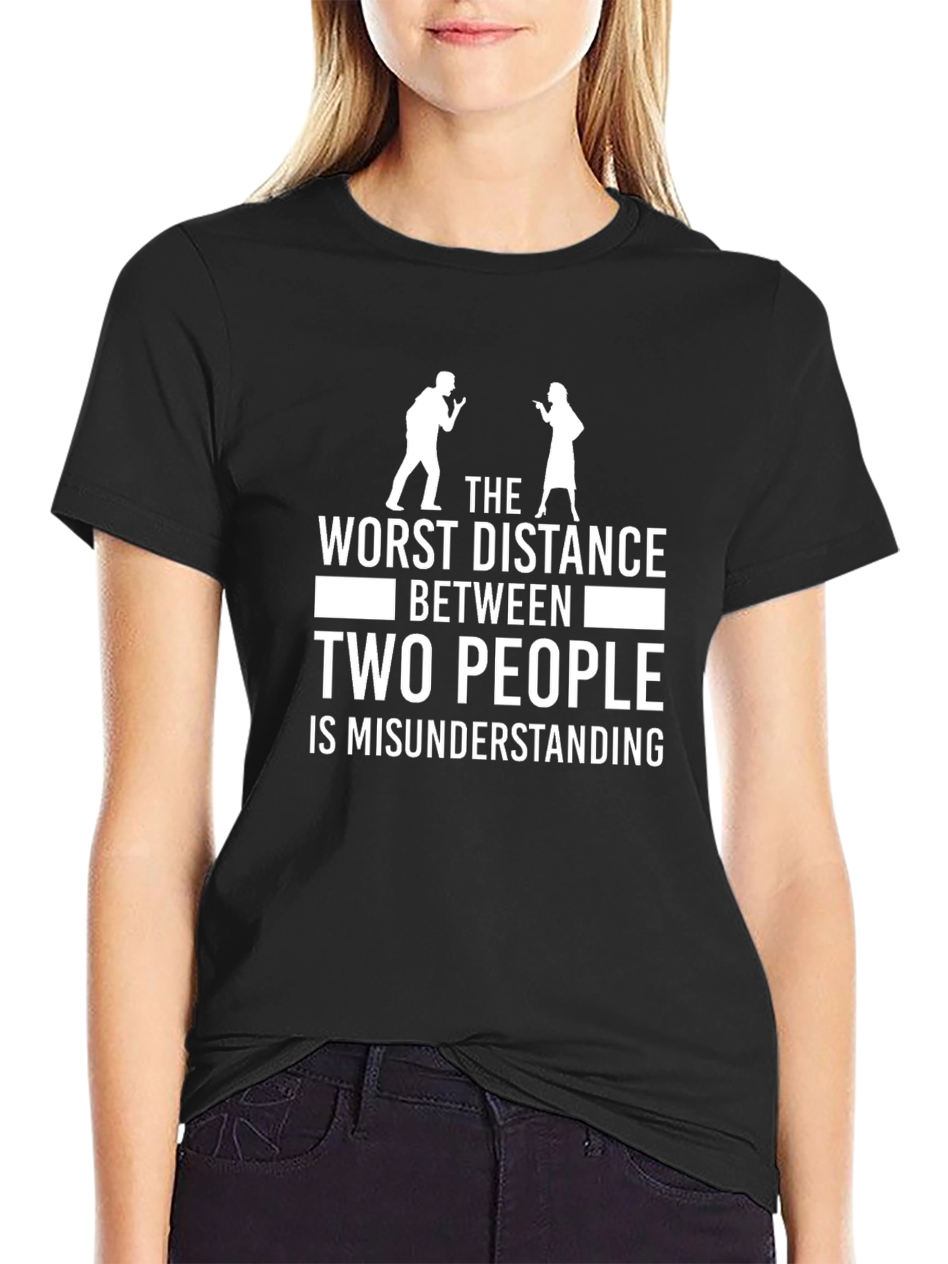 Misunderstanding Distance Graphic Tee - Black