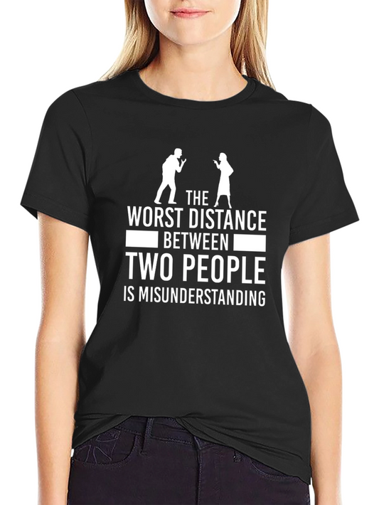 Misunderstanding Distance Graphic Tee - Black