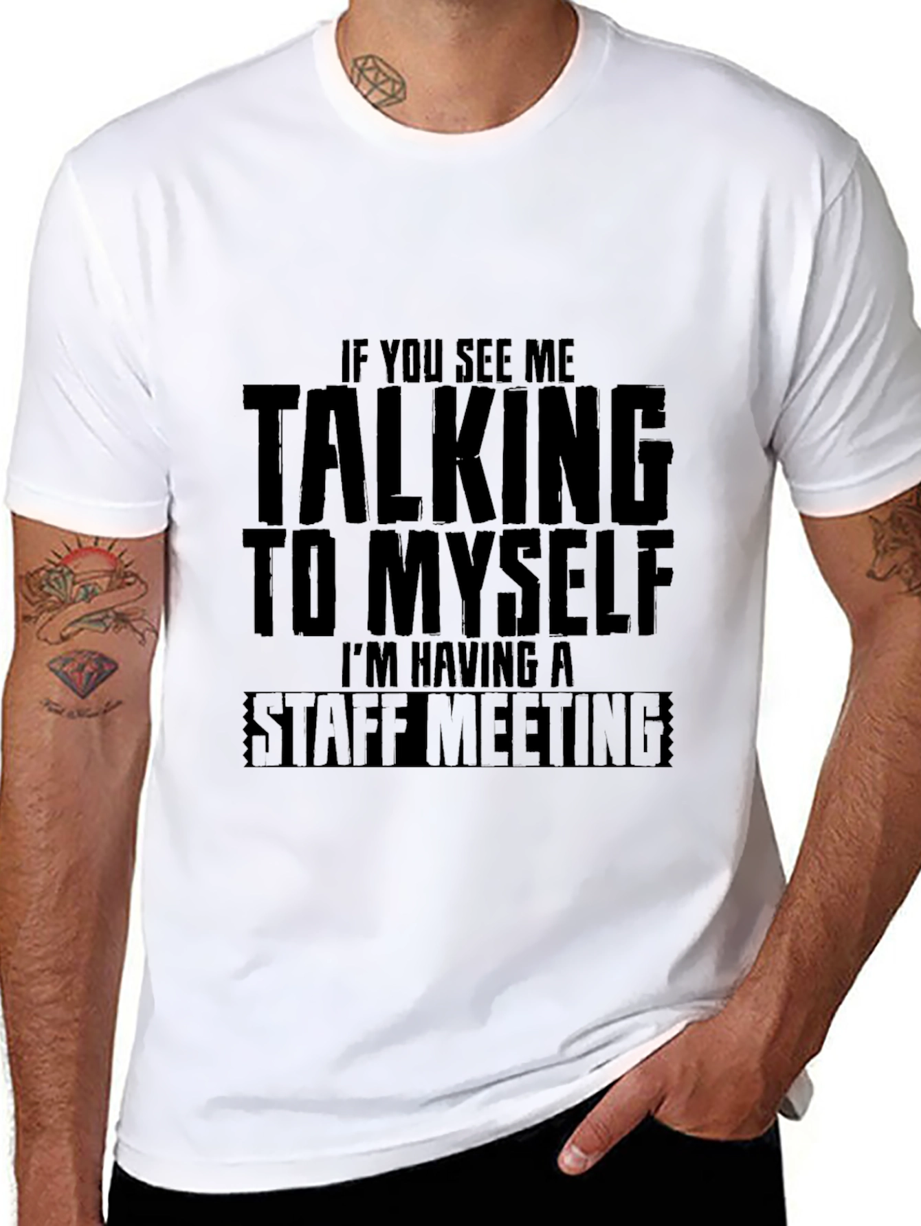 Staff Meeting T-Shirt: Funny Graphic Tee