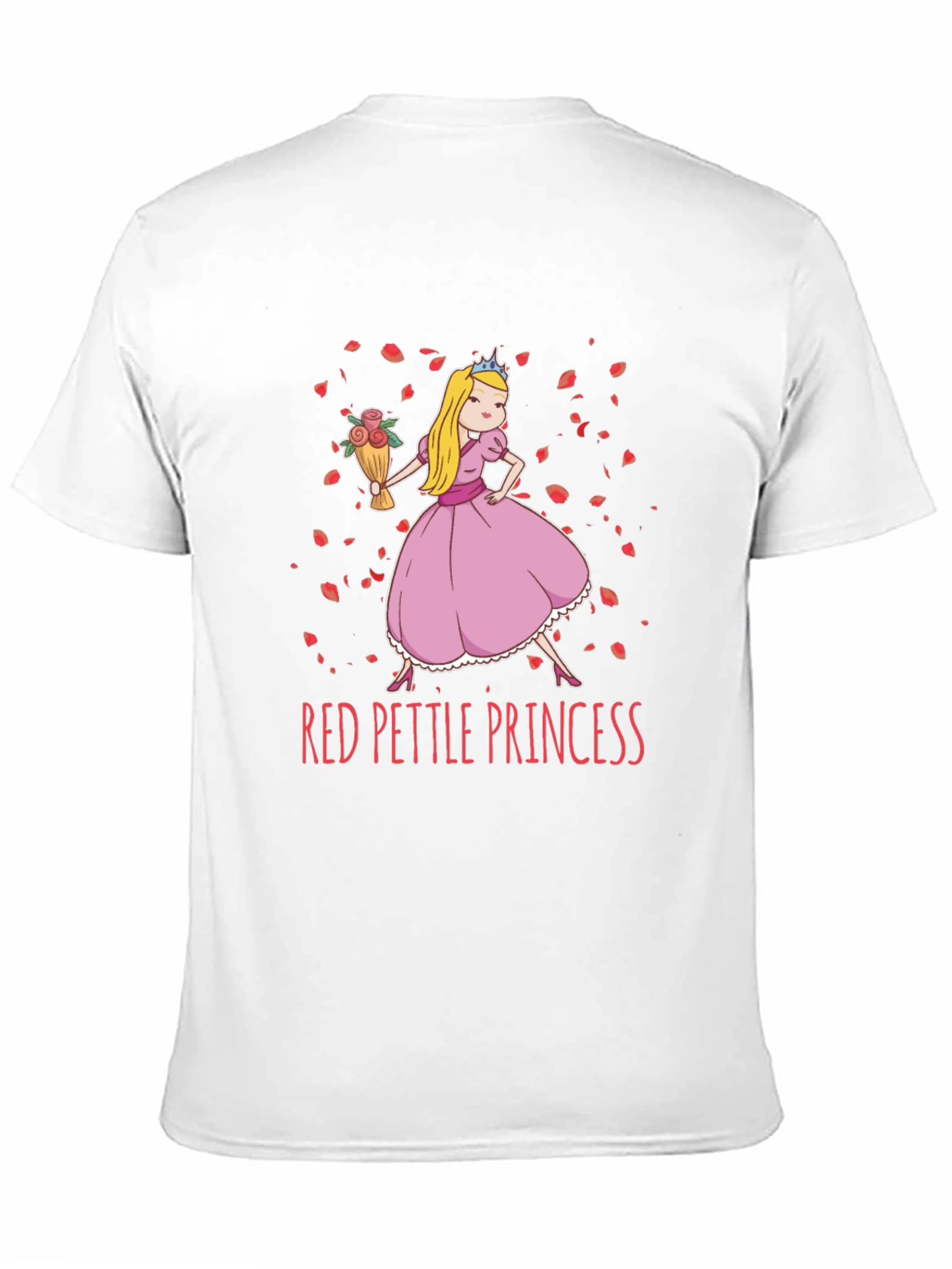 Red Pettle Princess Graphic T-Shirt
