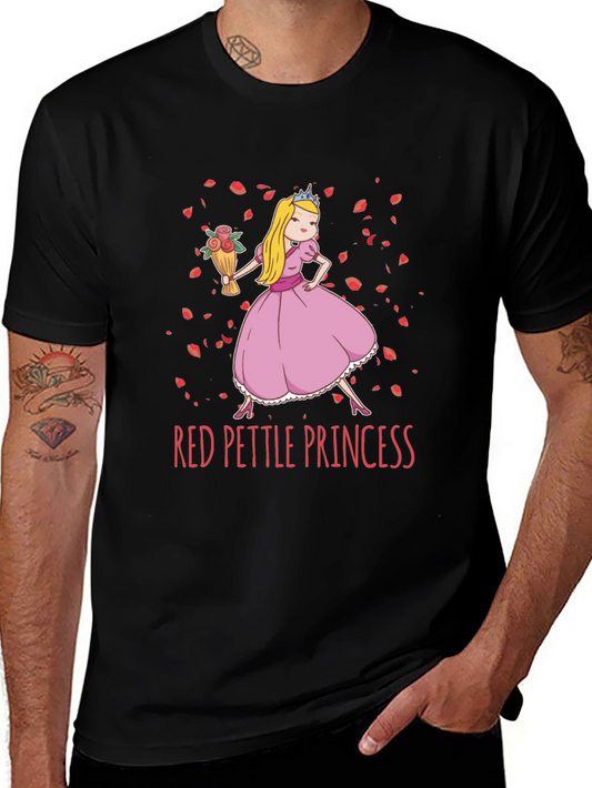 Red Pettle Princess Graphic T-Shirt