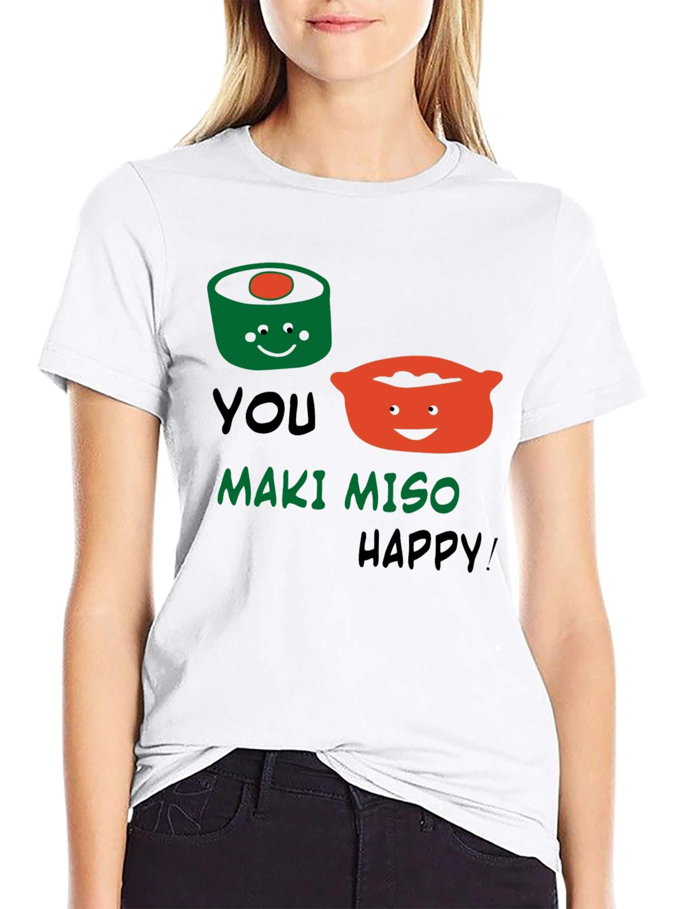 You Maki Miso Happy T-Shirt Funny Sushi Pun Tee